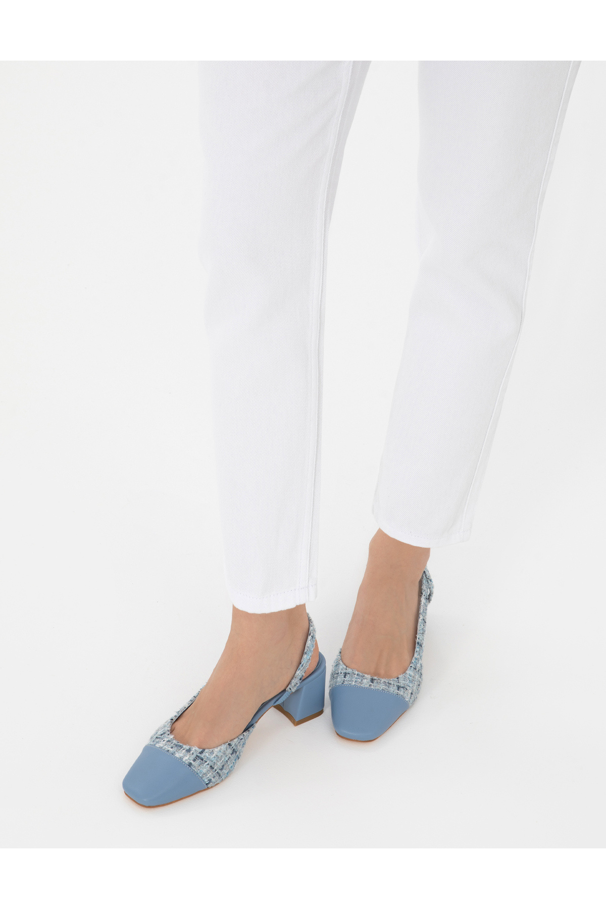 کفش پاشنه بلند نیلی 50310836-VR028 Pierre Cardin