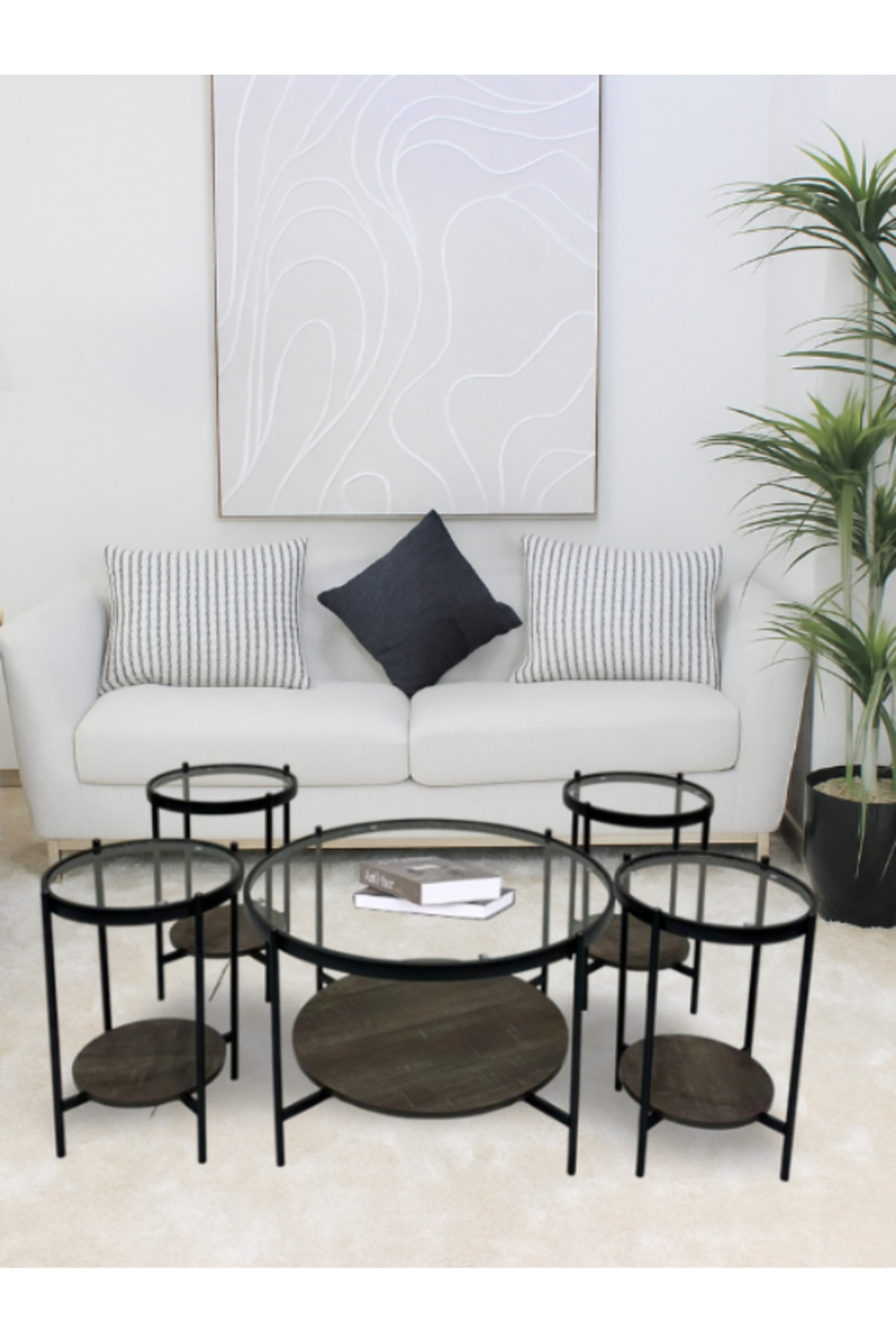 DEC19-Modern serving table set in different colors 1
