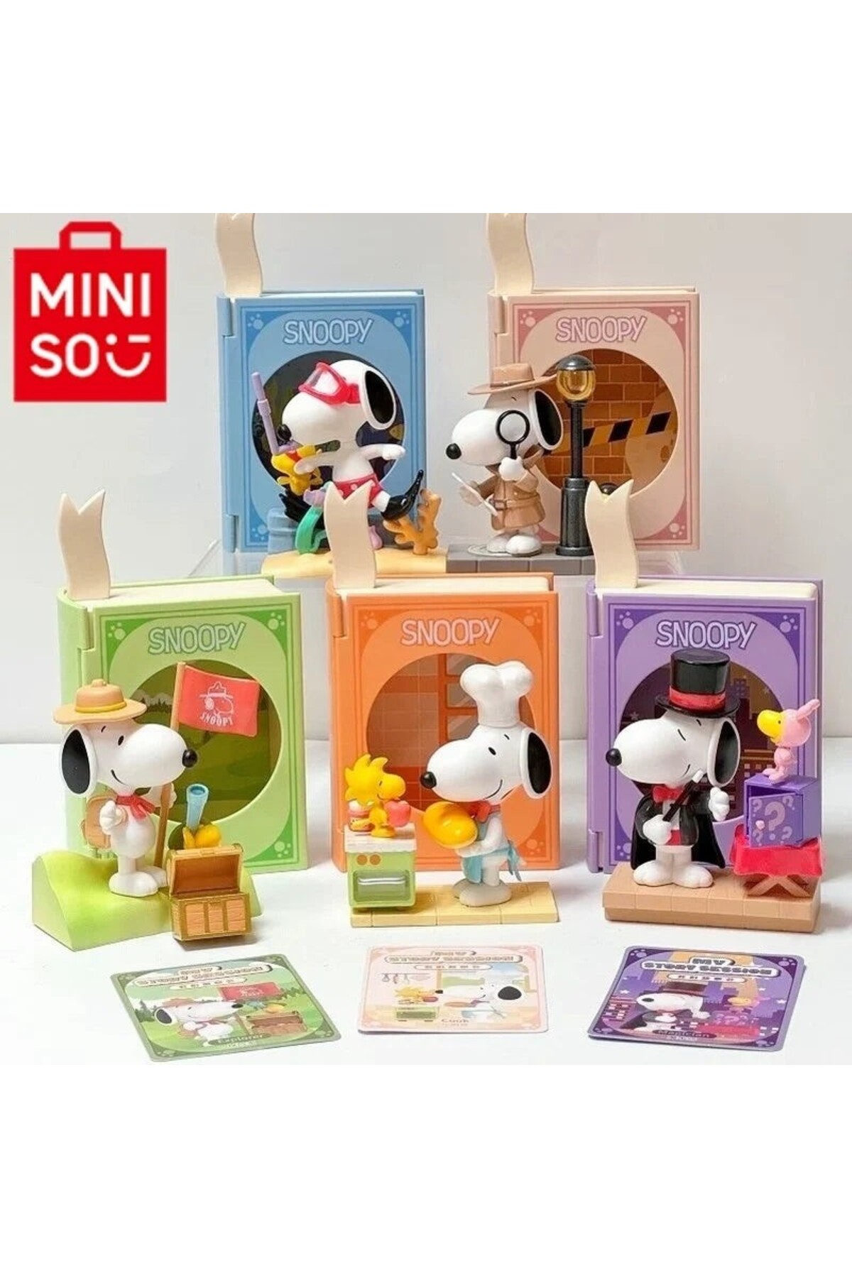 Miniso Snoopy Lisanslı Benim Hikayem Serisi Sürpriz Figürlü Kutu