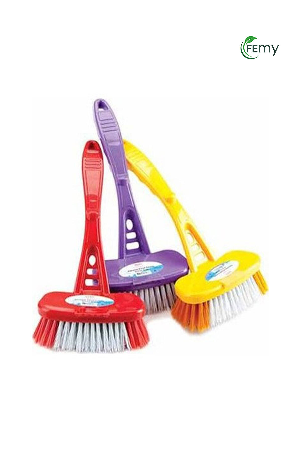 Femy Banyo Lavabo Temizlik Fırçası Saplı Küvet Temizleme Fırçası