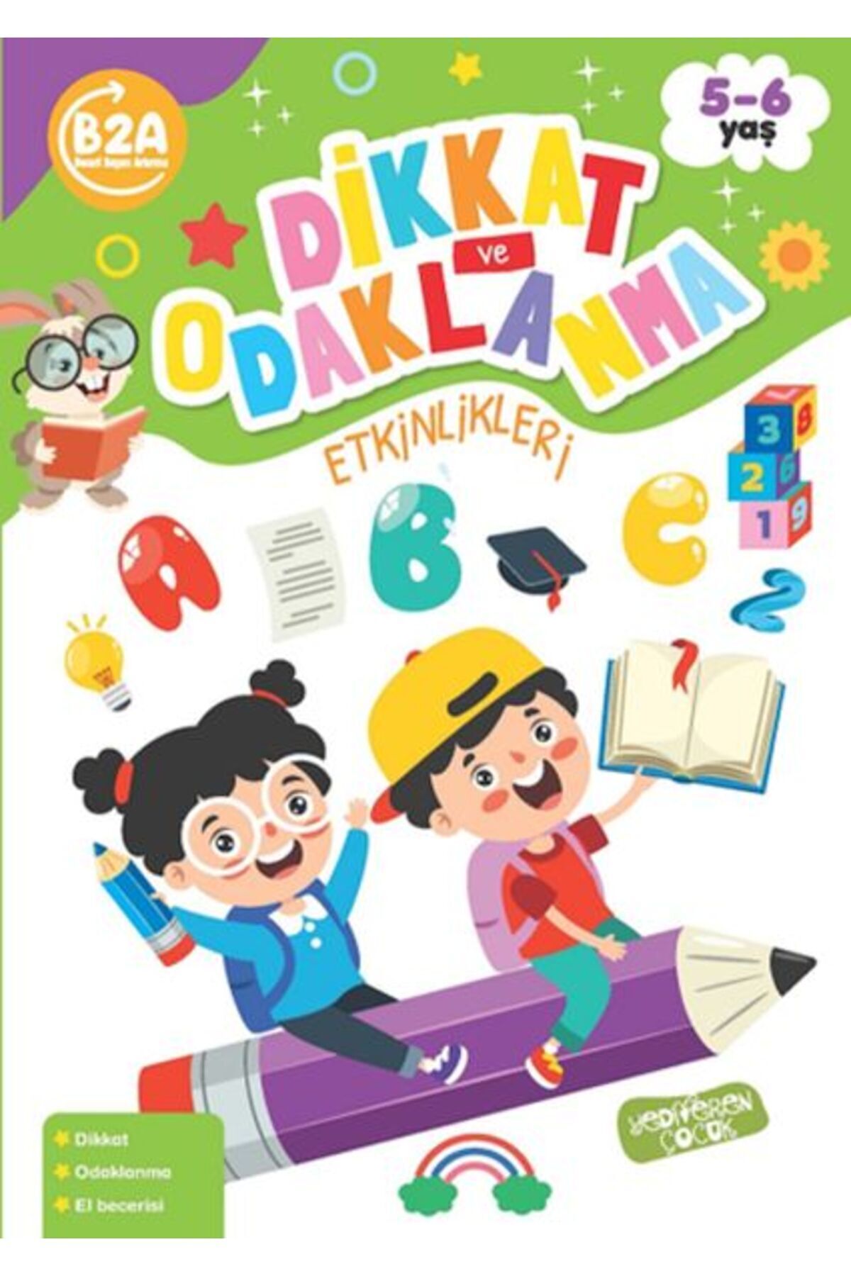 teknotrust Dikkat ve odaklanma geliştiren eğlenceli etkinlikler, bej renkli set