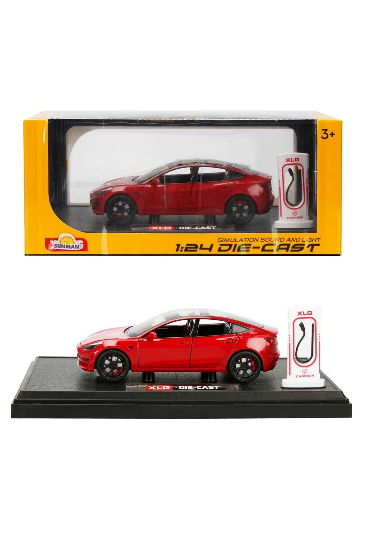 Ronanna 1/24 Araba XLG Model Sesli ve Işıklı