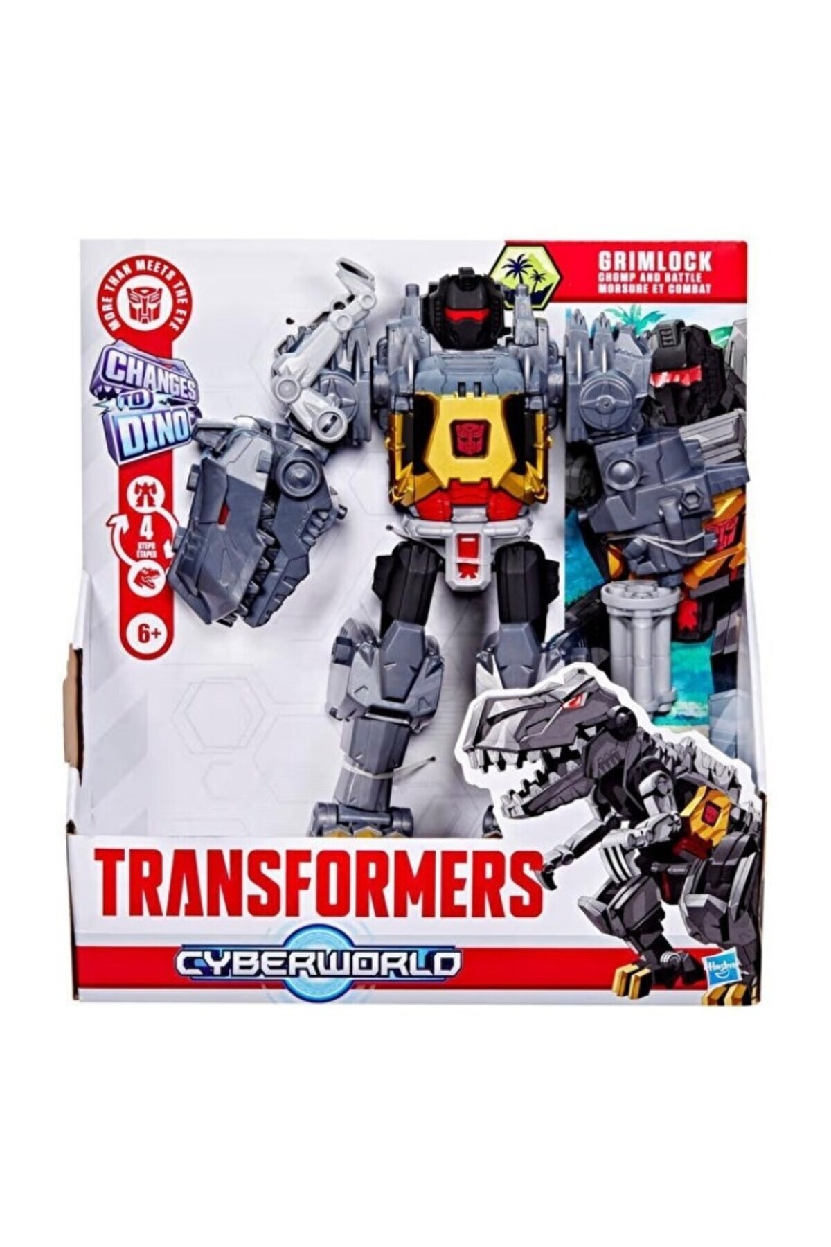 OyuncaklarÜlkesi Transformers Cyberworld Grimlock Chomp Dinobot