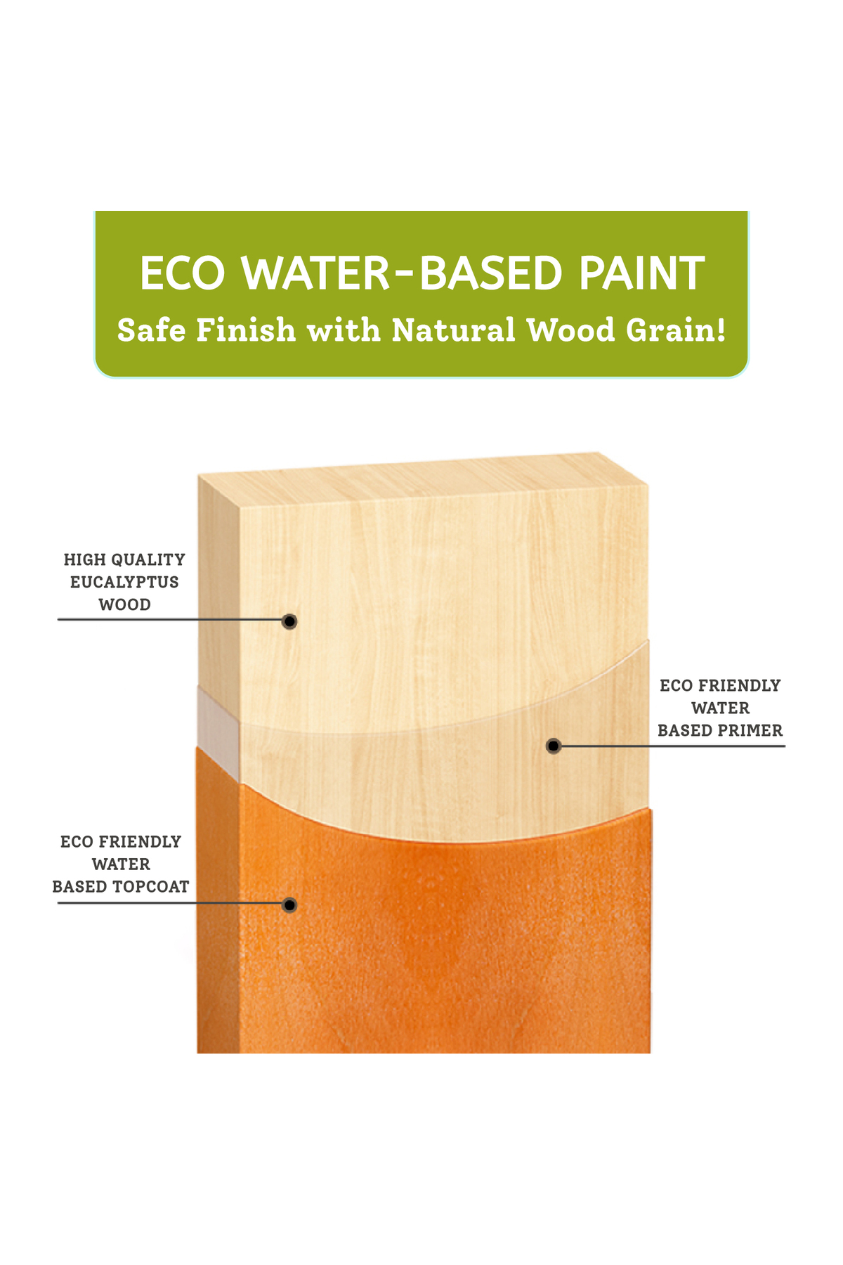 صندلی صخرهنوردی چوبی رنگینکمان