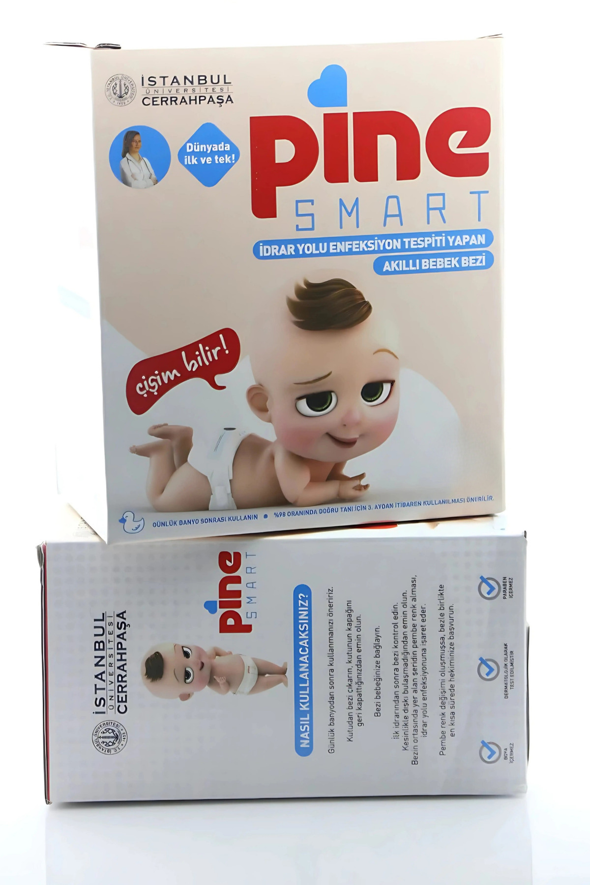 Pine SMART Akıllı Bebek Bezi 5’li (2, 3, 4, 5, 6 Beden (3–6 Kg / 4–9 Kg / 7–14 Kg / 11–18 Kg / 15+ Kg) fotoğrafı 2 (önizleme)