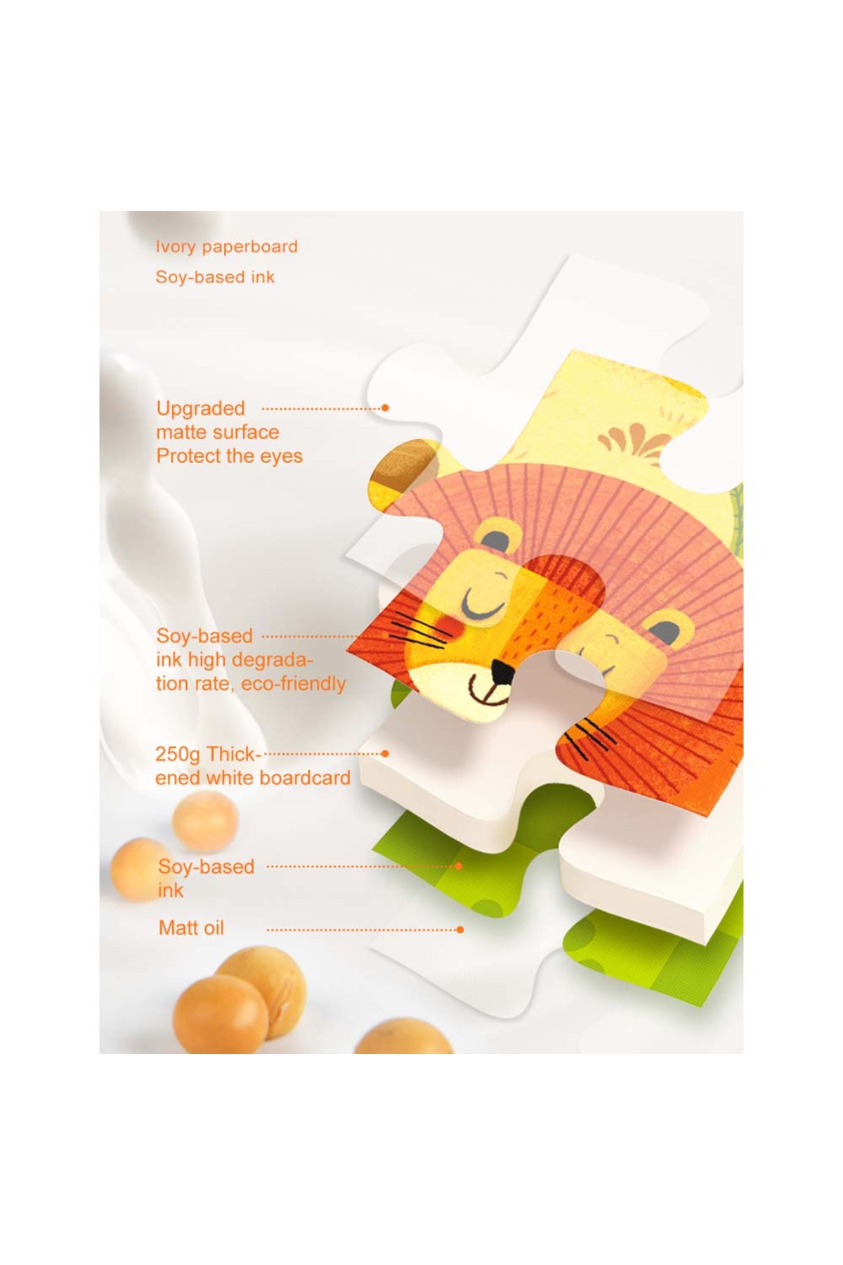 پازل‌های سطح بالا - حیوانات (۴ در ۱) سطح ۲