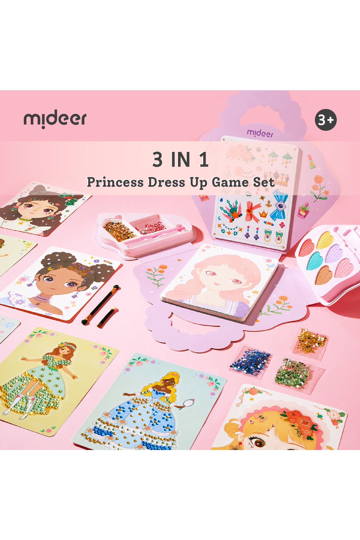 کیت لباس‌پوشی ۳ در ۱ – نمایش مد پرنسس