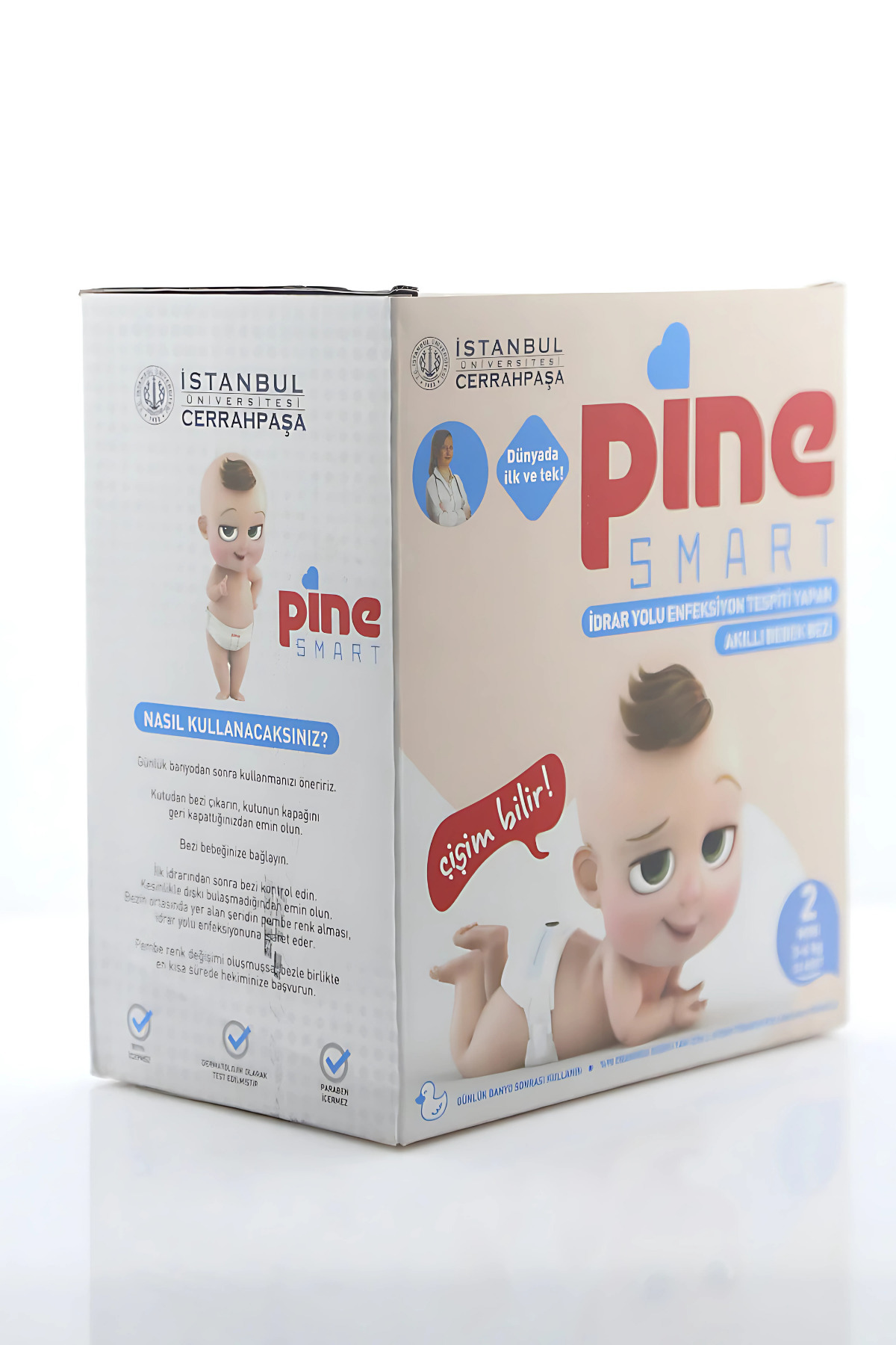 Pine SMART Akıllı Bebek Bezi 5’li (2, 3, 4, 5, 6 Beden (3–6 Kg / 4–9 Kg / 7–14 Kg / 11–18 Kg / 15+ Kg) fotoğrafı 6 (önizleme)