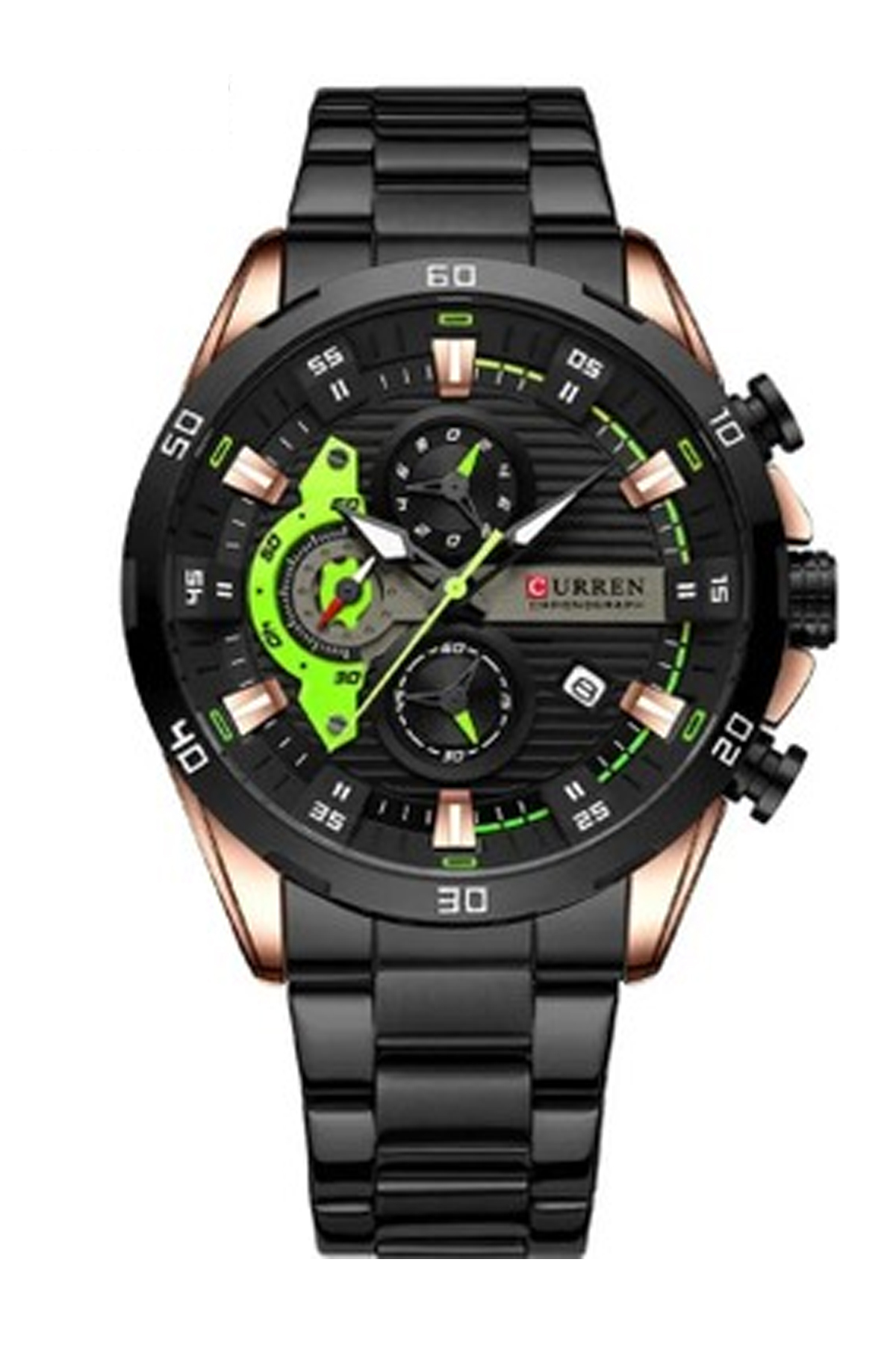 Curren 8402 Chrono Çelik Kordon Erkek Kol Saati - Fiyatı, Yorumları