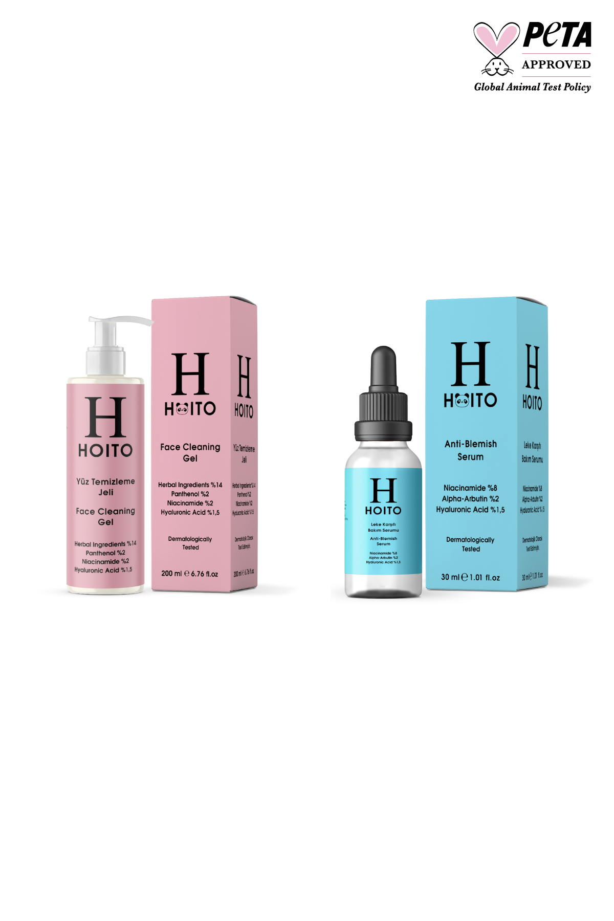Arındırıcı & Leke Karşıtı Ton Eşitleyici Cilt Bakım Rutini: Yüz Temizleme Jeli (200 ml) + Leke Karşıtı Bakım Serumu (30 ml) — H10017 — تصویر 2 از 2