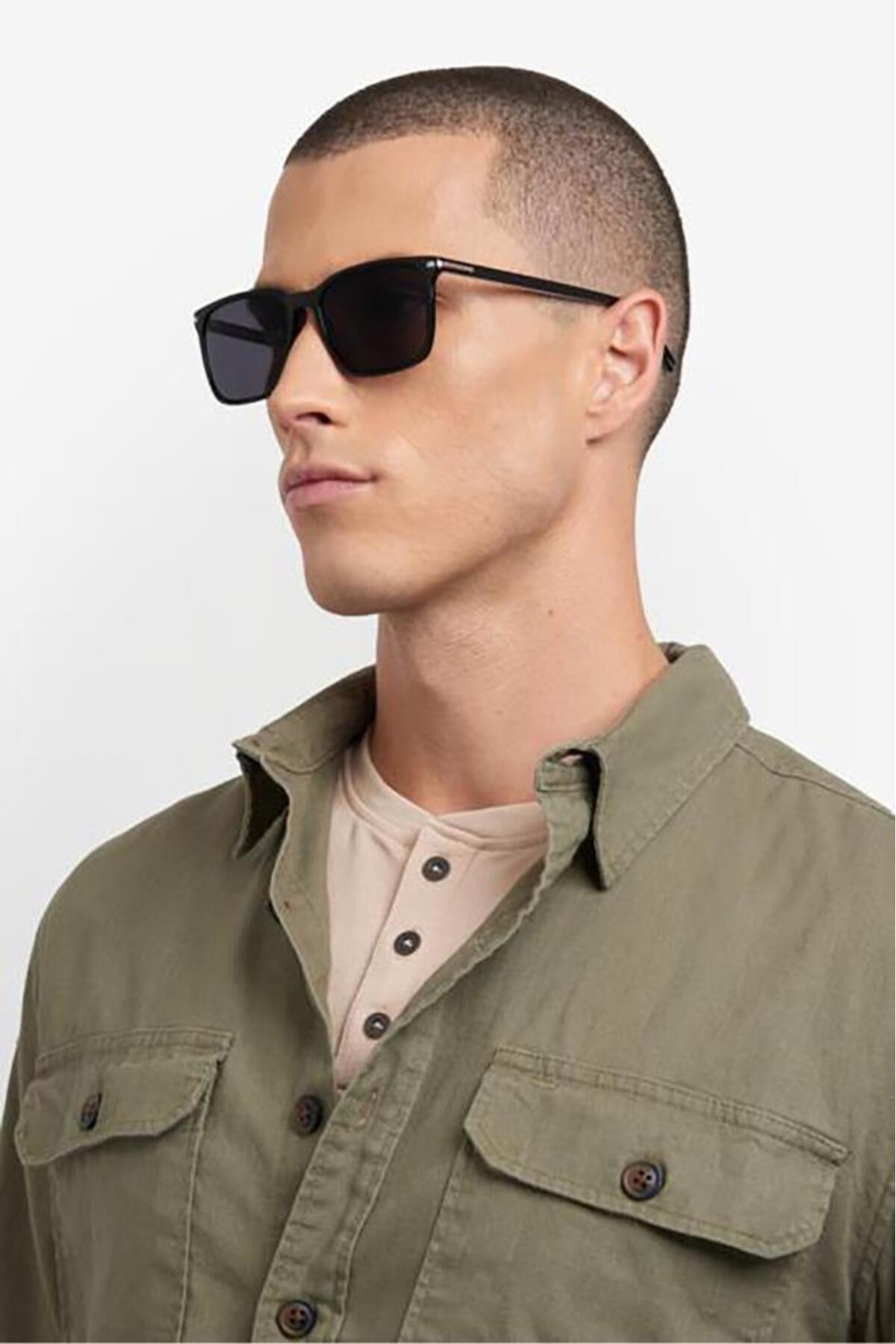 باس عینک آفتابی مردانه 1749/G/S COL 807IR 55-18-145