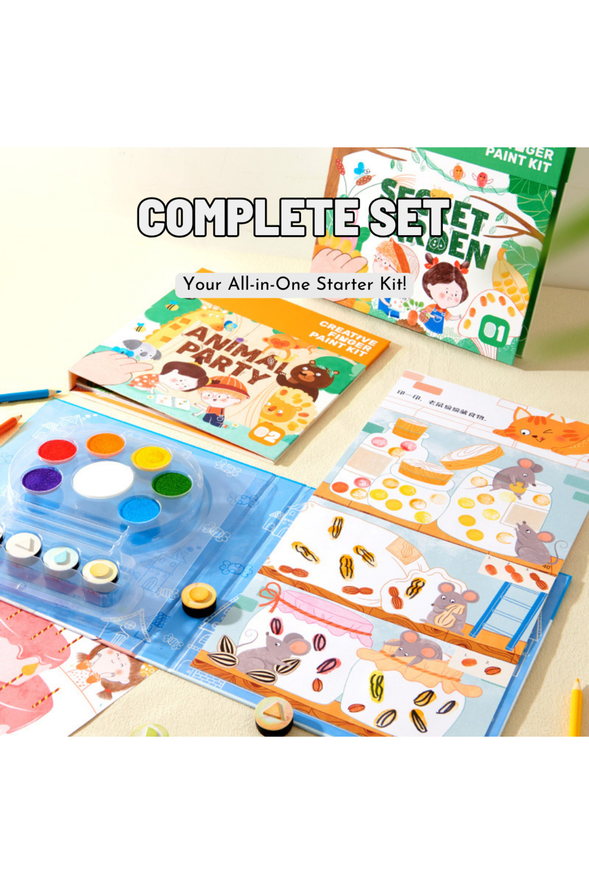 کیت نقاشی با انگشت – گشتوگذار در شهر