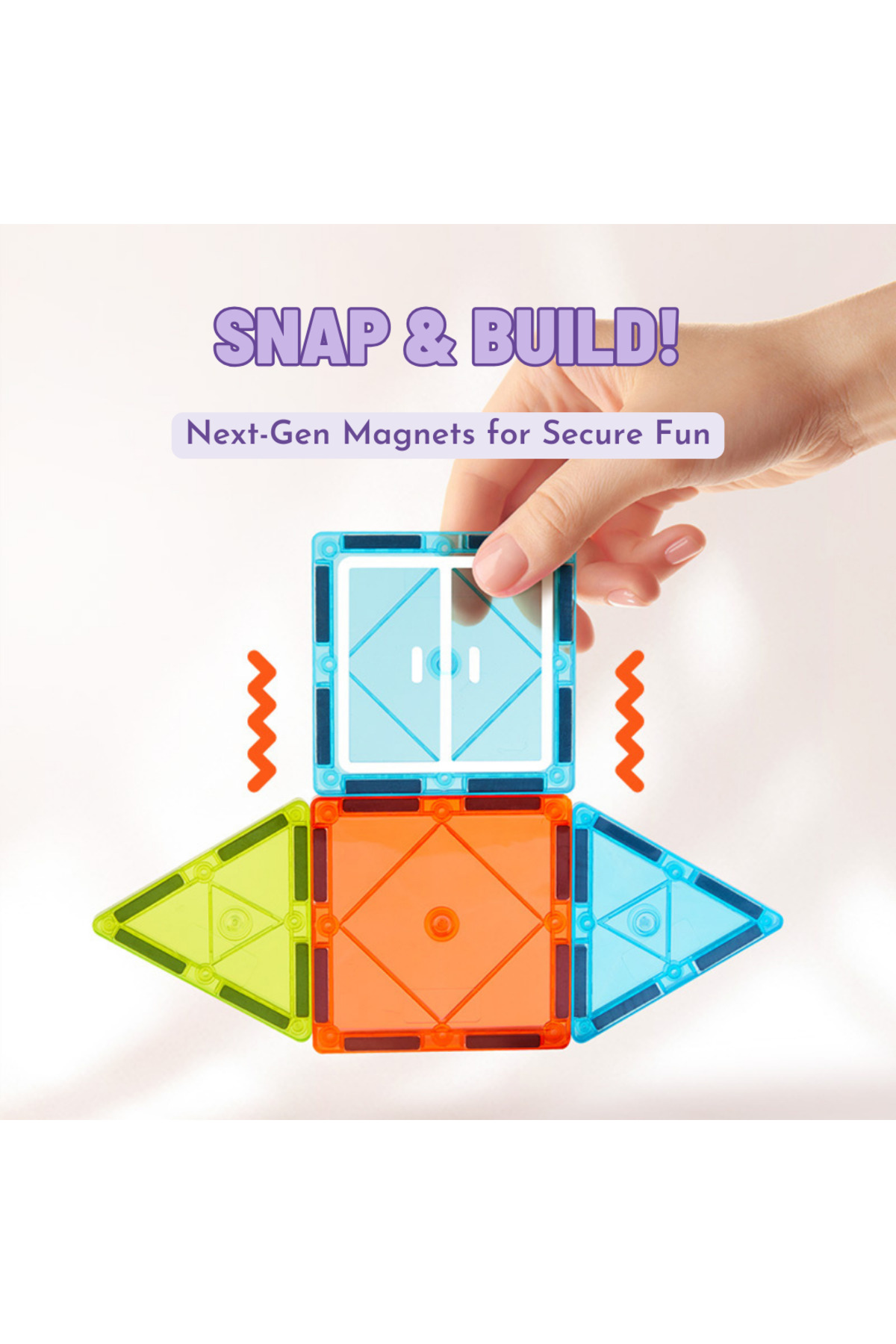 کاشیهای مغناطیسی – ۳۶ تکه – معمار کوچک