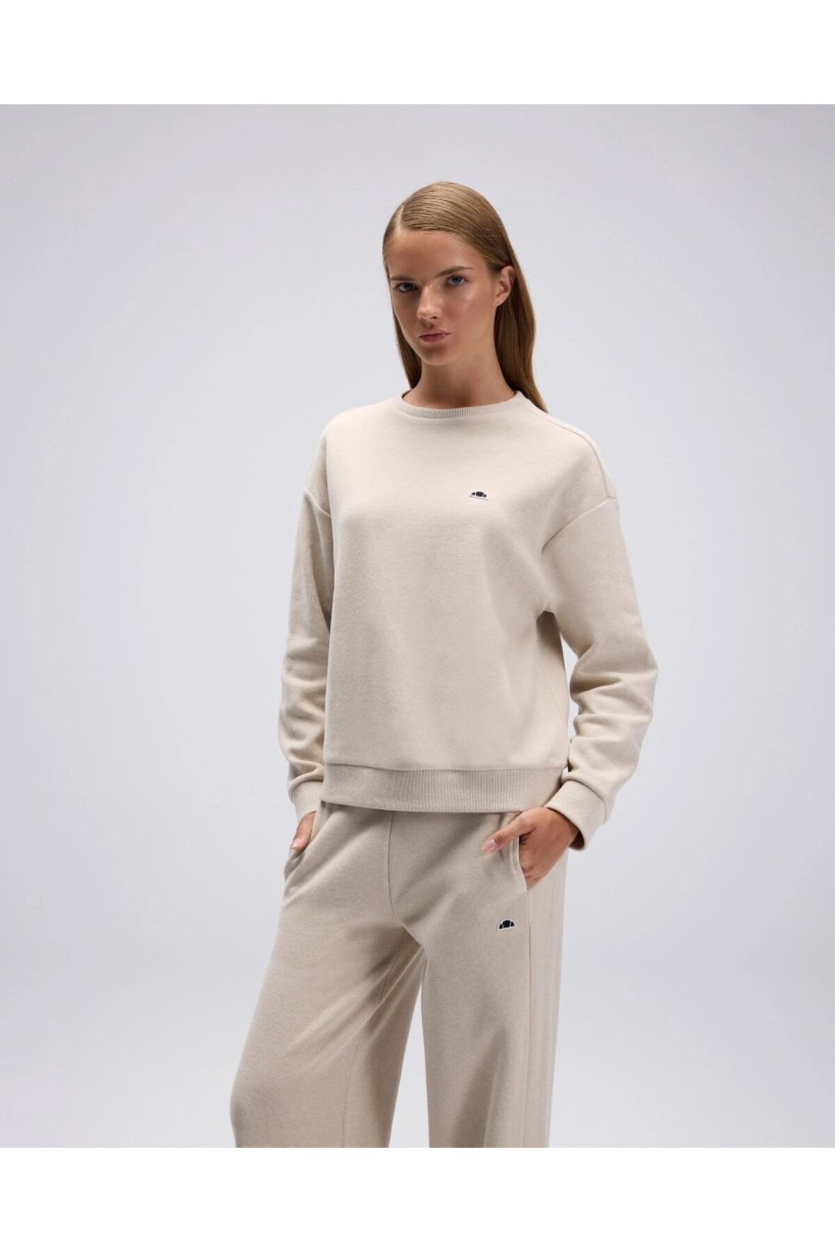 Ellesse EF540-BGM Kadın Bej Sweat görsel 3