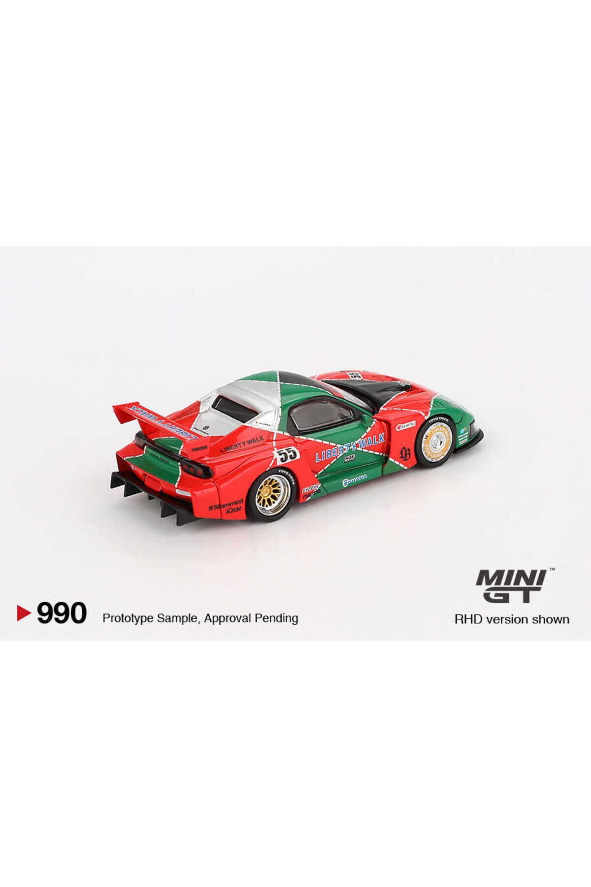 mini gt 1:64 Mazda RX-7 LB-Super Silhouette 787B Diecast Model Araba fotoğrafı 2 (önizleme)