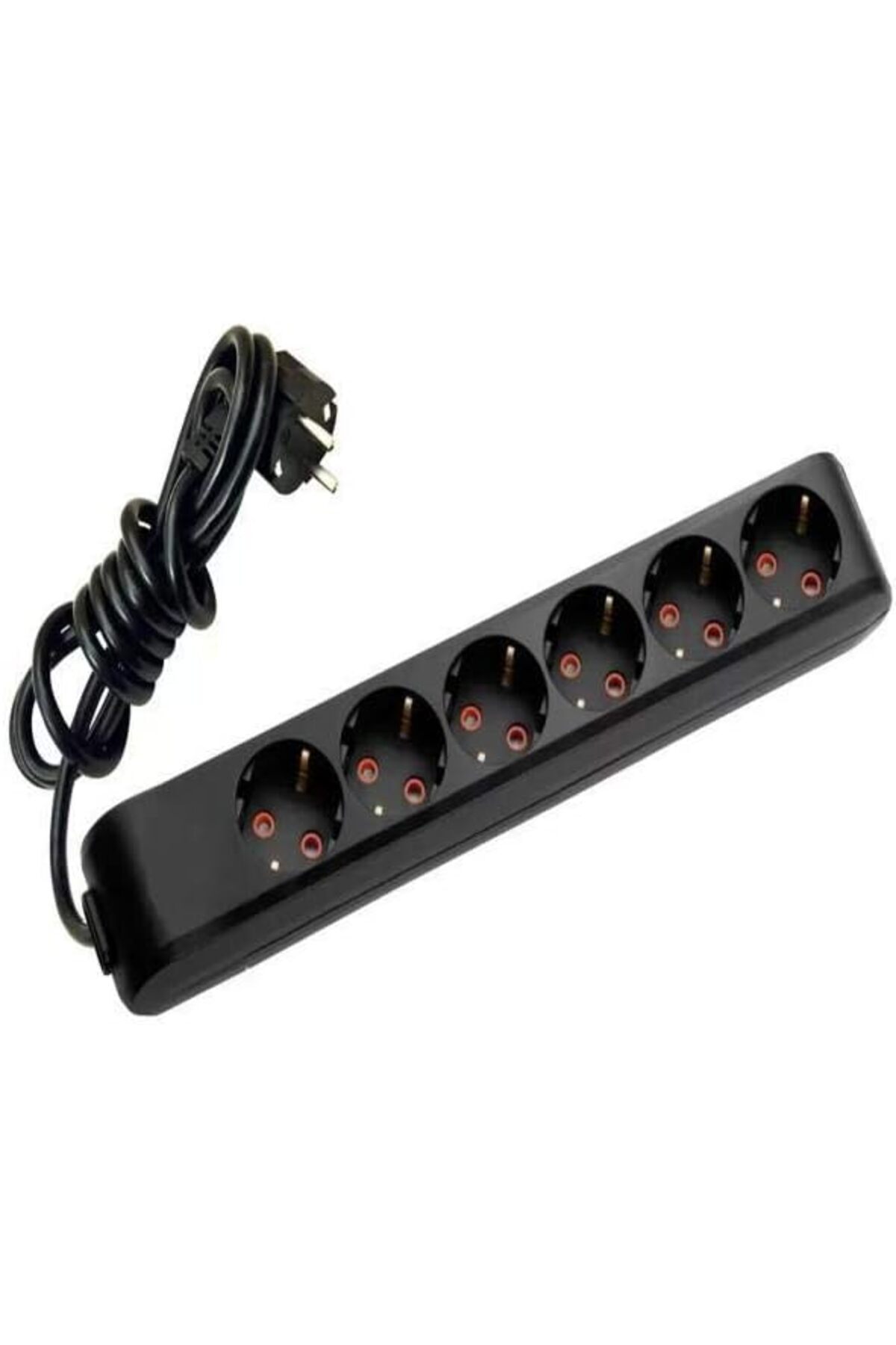 STOREMAX Pack Multi-Let 6lı Topraklı Kablolu Ç.K 5mt Siyah Priz 1191881