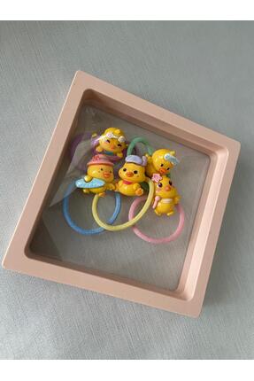 ZRN AKSESUAR GUNESSA KUROMI FİGÜRLÜ LASTIK NUDE PEMBE KIZ ÇOCUK SAÇ TOKA SETİ...