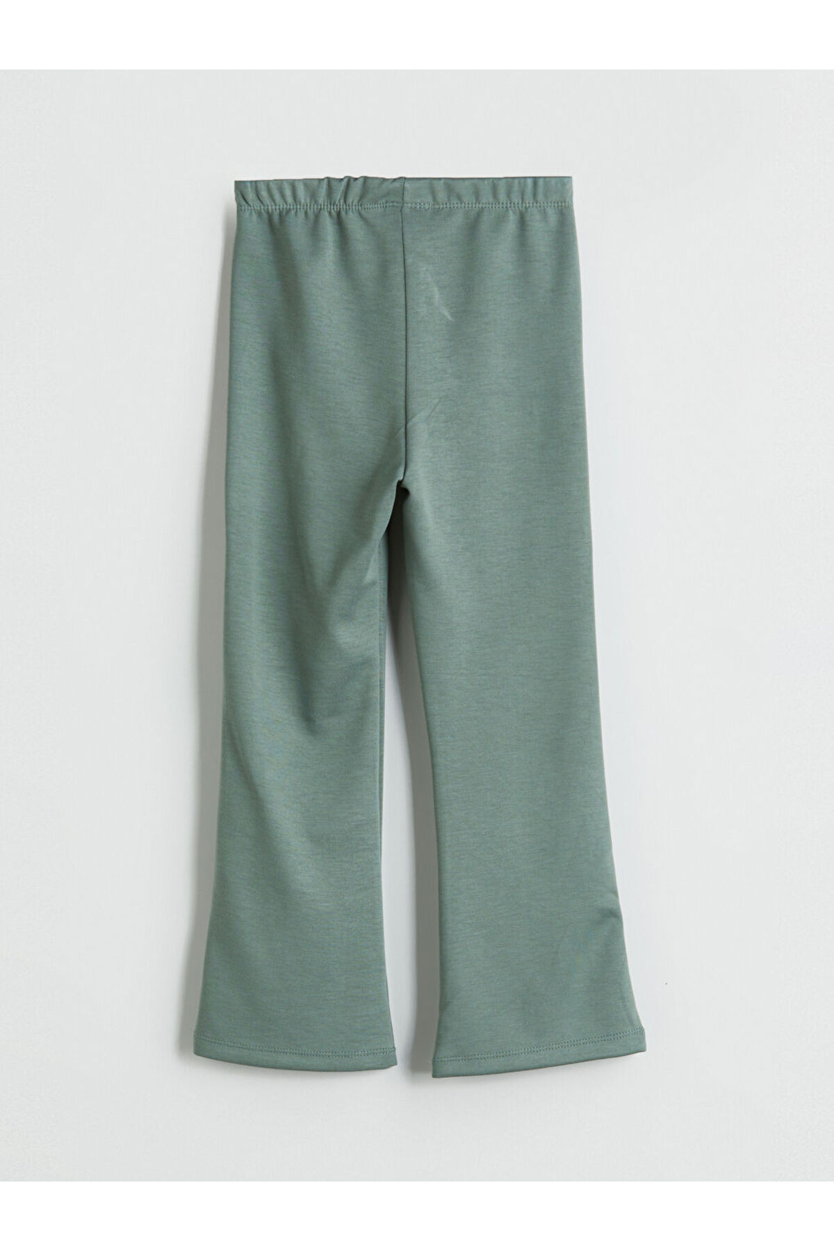 LC Waikiki Yeşil Beli Lastikli Basic Kız Çocuk Tayt fotoğrafı 3 (önizleme)