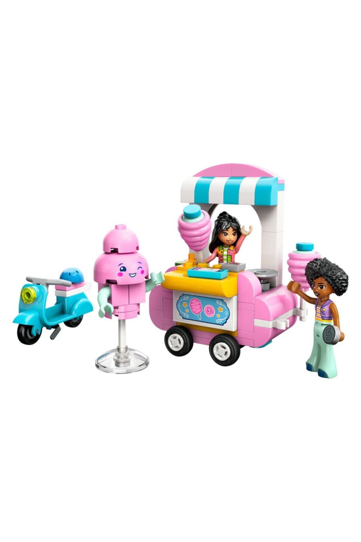 Nessiworld 42643 اسباب‌بازی ساختنی غرفه پشمک دوستان ۱۱۰ قطعه +۶ سال