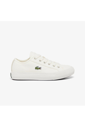 Lacoste Backcourt Kadın Krem Sneaker