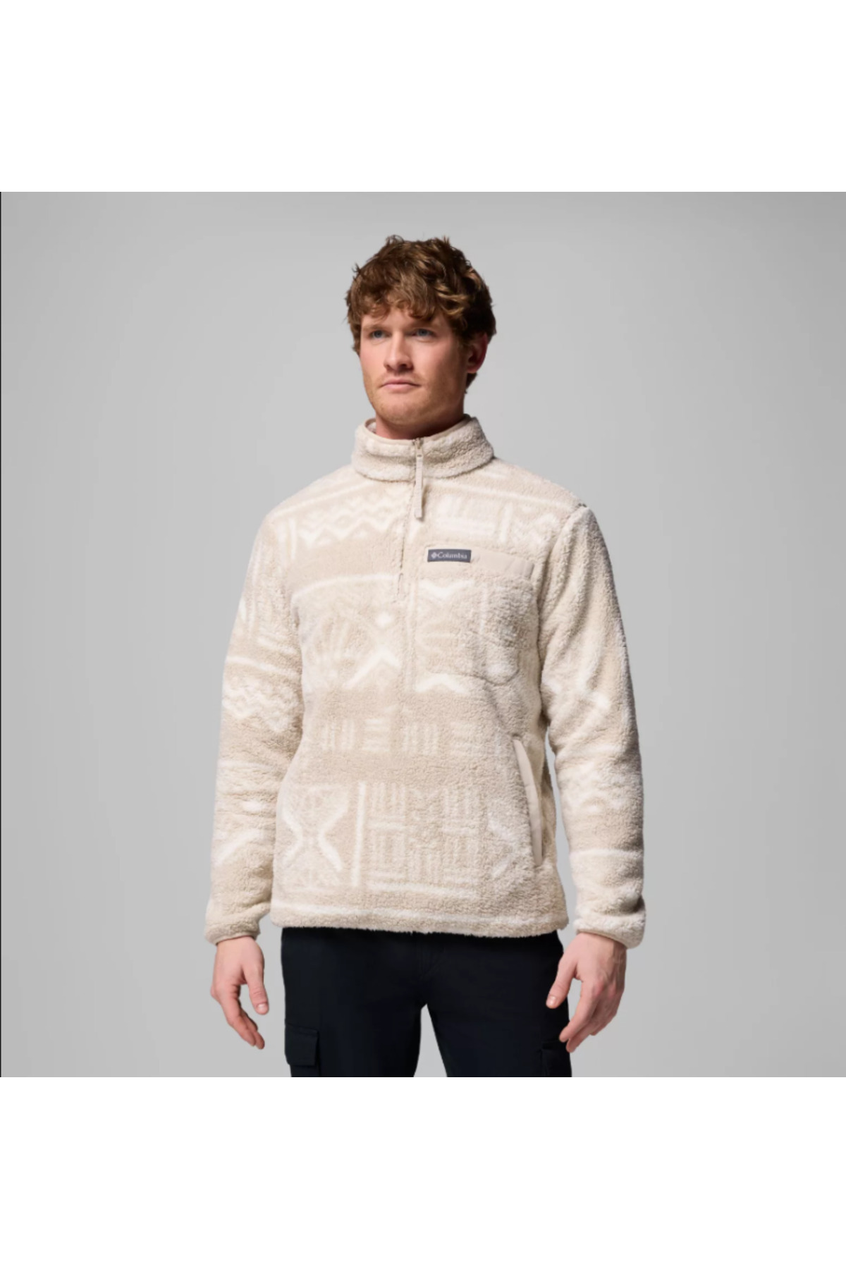 Columbia Rugged Ridge™ High Pile Half Zip Bej Erkek Outdoor Polar AE3598-278