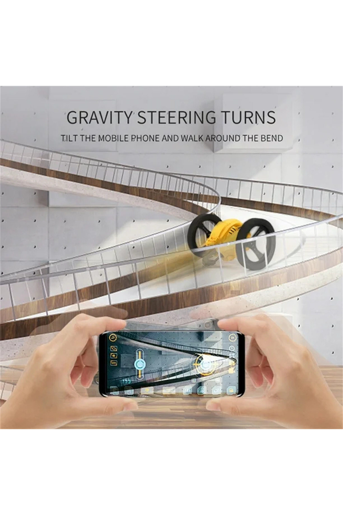 Generic-RC Stunt Car with HD WiFi Camera, Remote Control Bounce Car with 360° Rotation, Sound & Lights 6