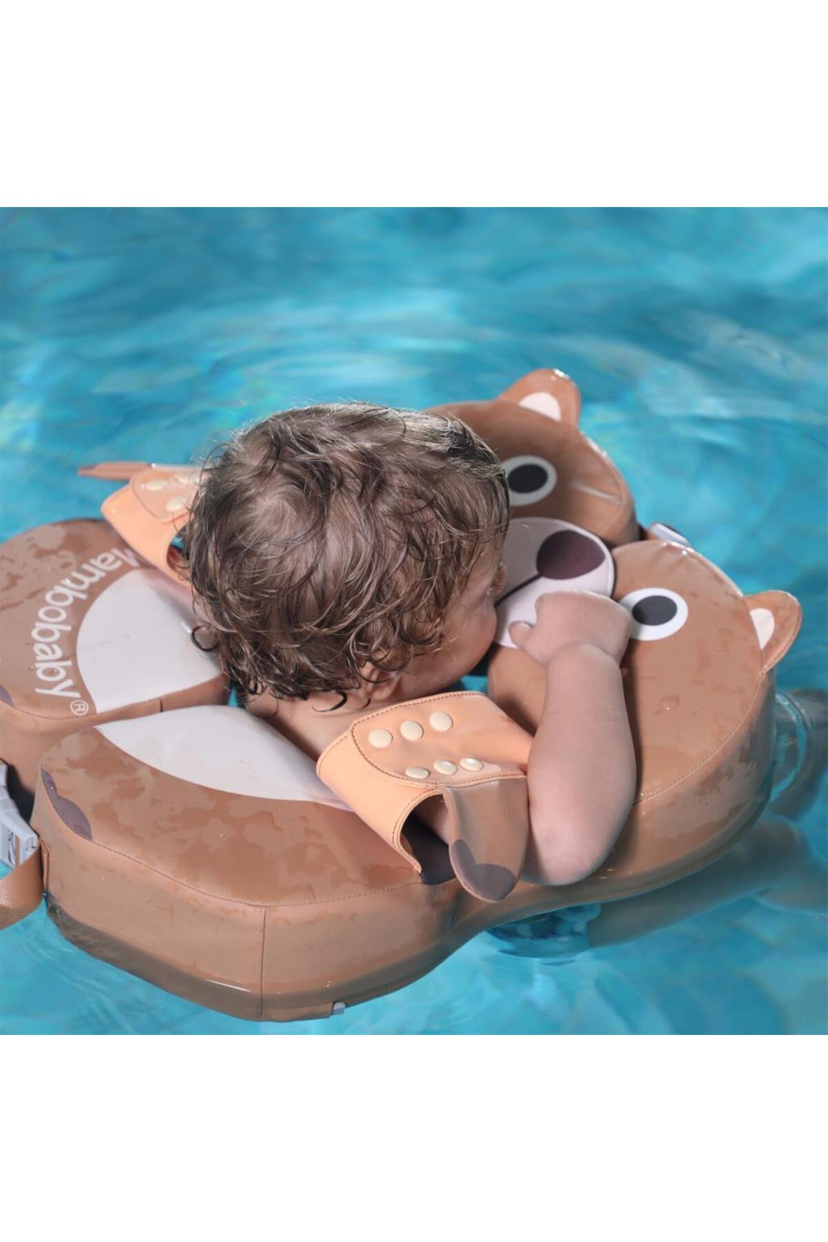 Mambobaby Katlanabilir Göğüs Destekli Yüzme Simidi - Ayı fotoğrafı 6 (önizleme)