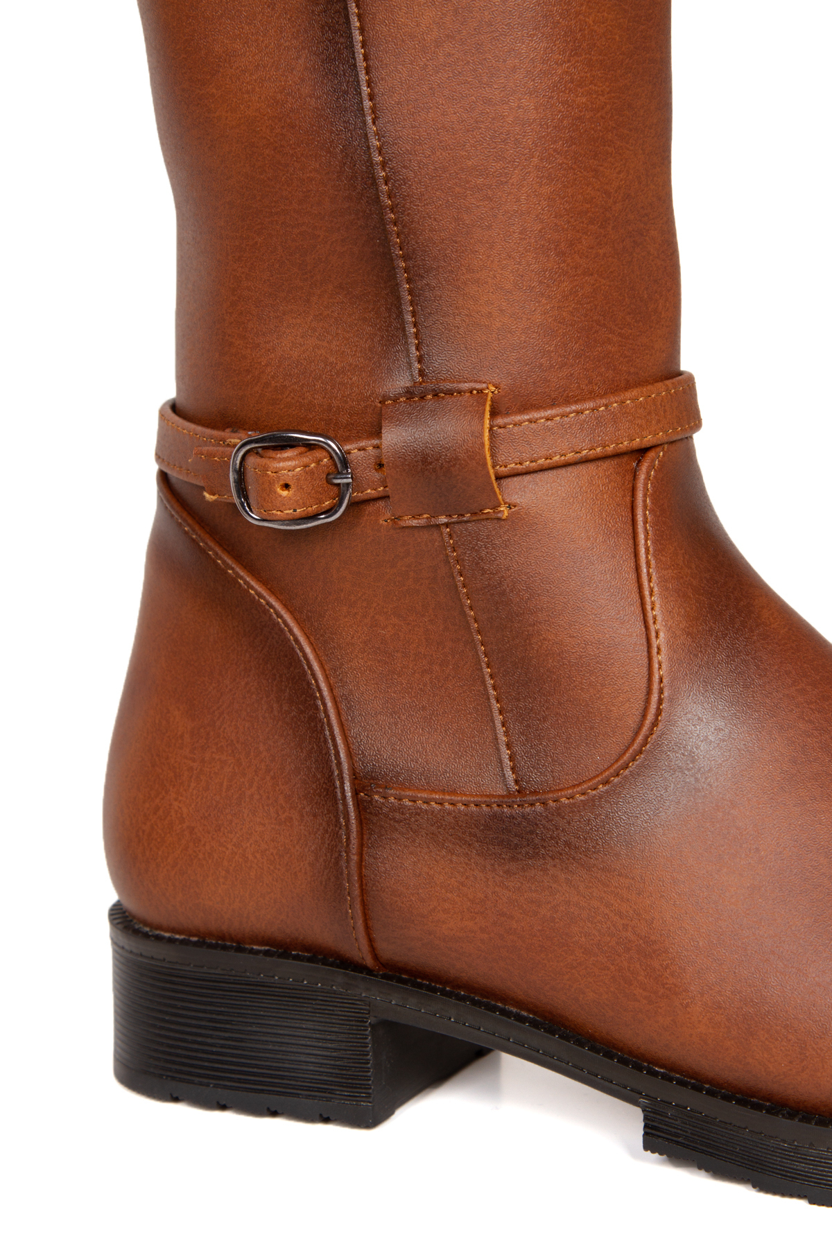 AYDOĞDU by ünal  TABA 1244 TOKALI KADIN ÇİZME - Görsel 4