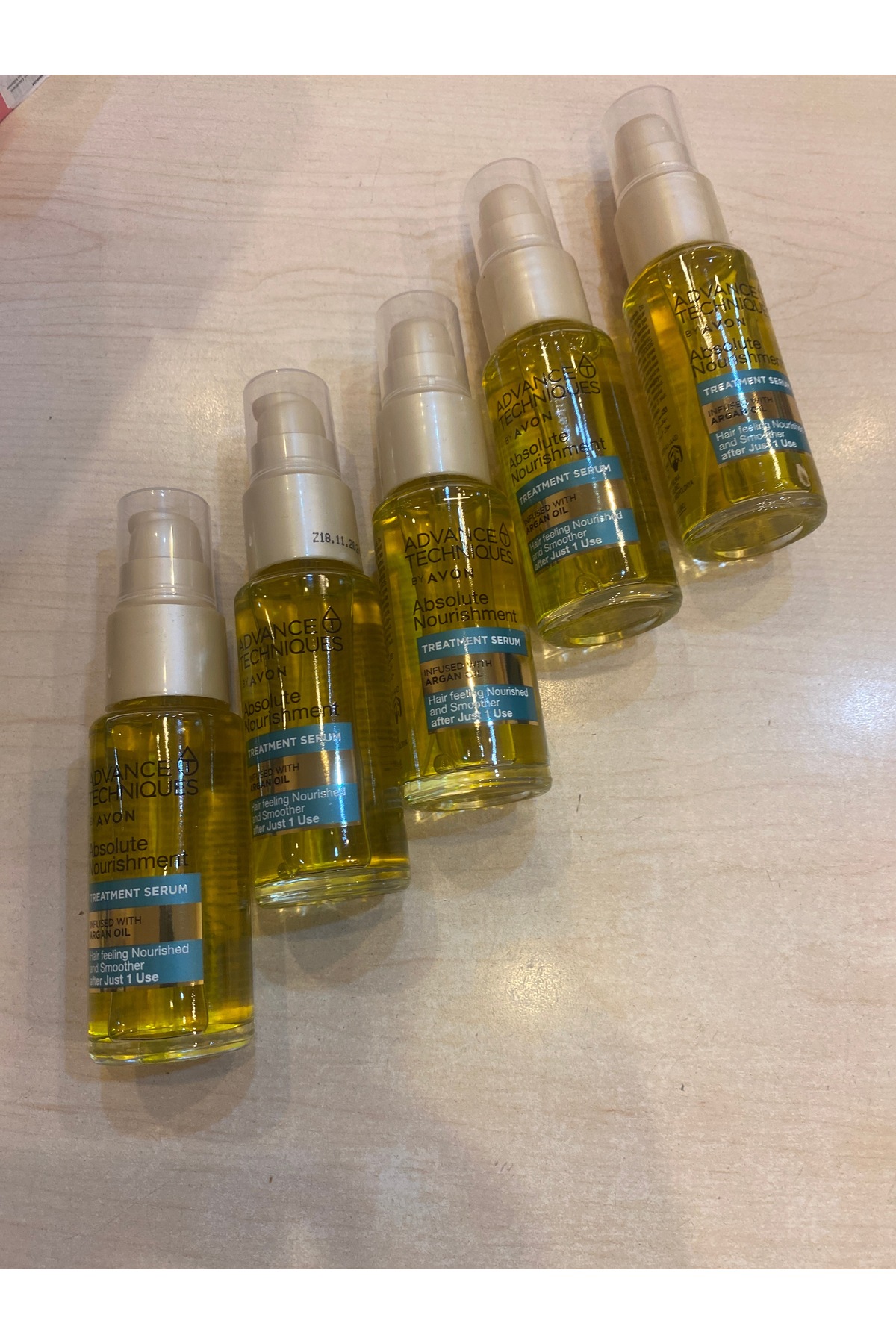 AVON سرم موی مغذی روغن آرگان، 30 میلی لیتر، مجموعه 5 عددی، 5050000108355