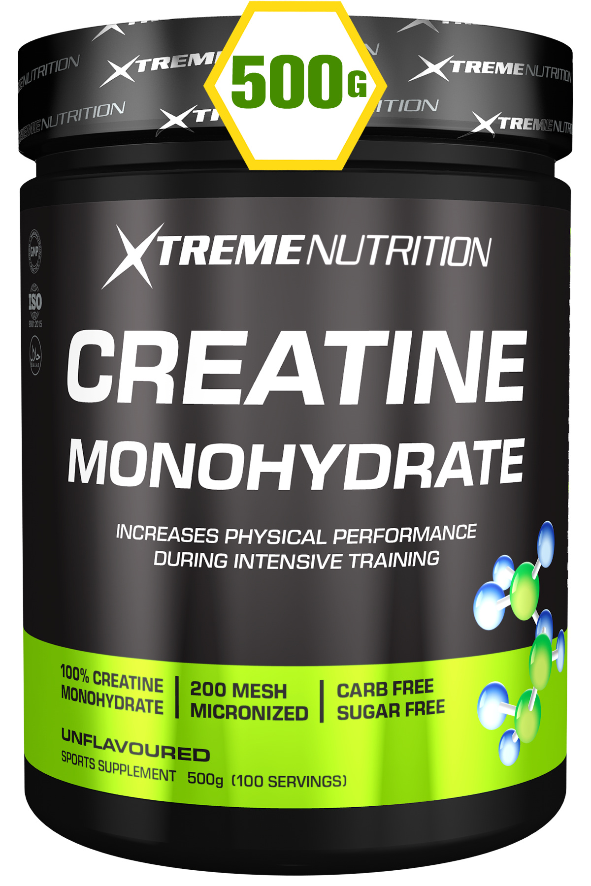 Xtreme Nutrition Creatine 500 Gr - Unflavored - 100% Pure Creatine ...