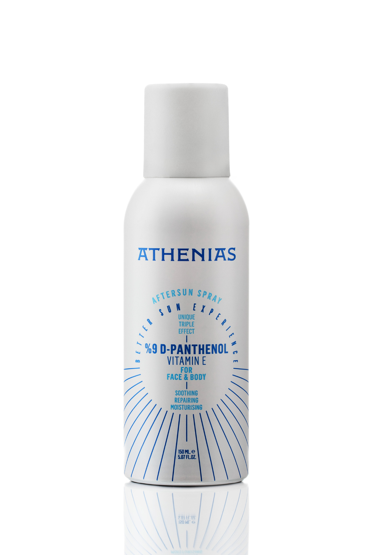 Athenias Panthenol Spray 150 ml Güneş Sonrası E vitamini ve Aloe Vera Kızarıklık Karşıtı Aftersun