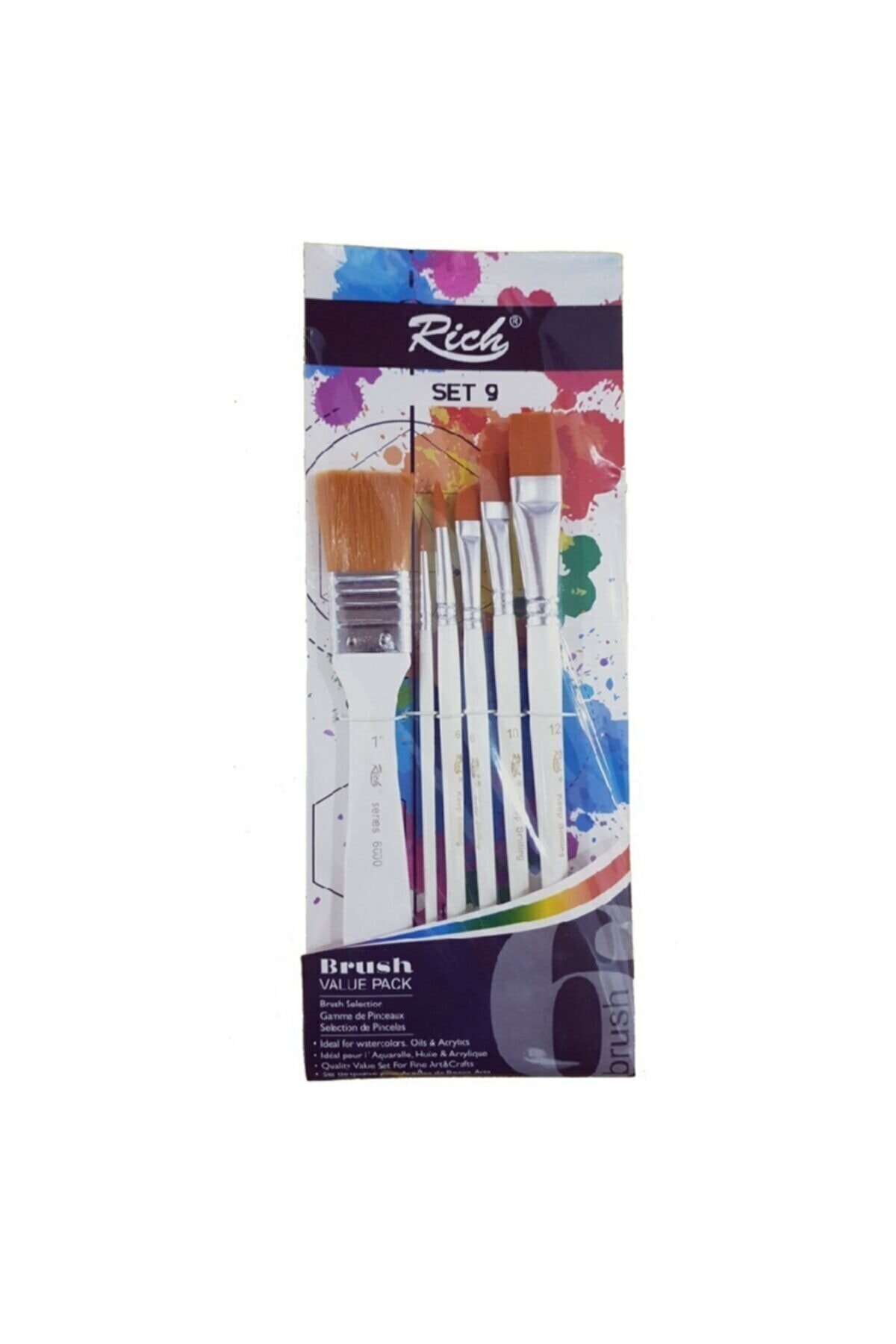 Rich-Keep Smile 6-Piece Floor Brush Set 9 1
