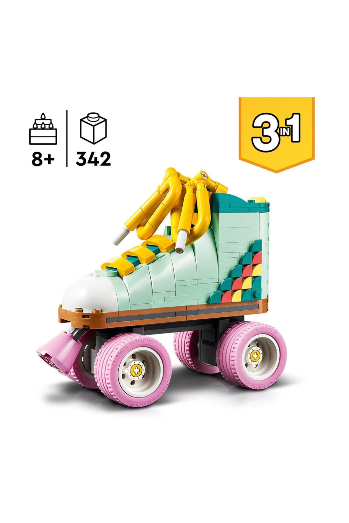LEGO-Creator Retro Skate 31148 - Építőkészlet 8 éves kortól (342 db) 2