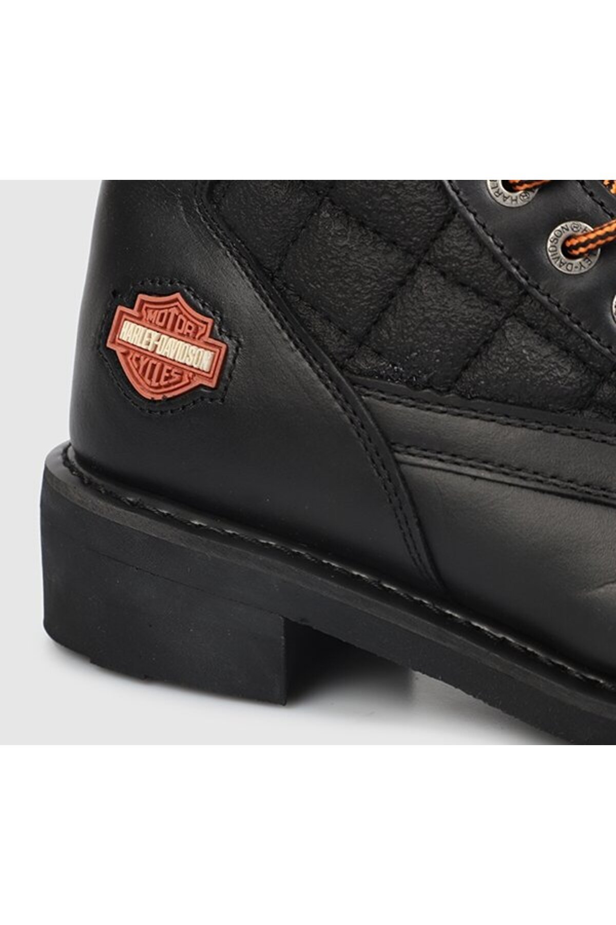 Harley Davidson-New Worker Μαύρες Ανδρικές Δερμάτινες Μπότες 025M100031 5