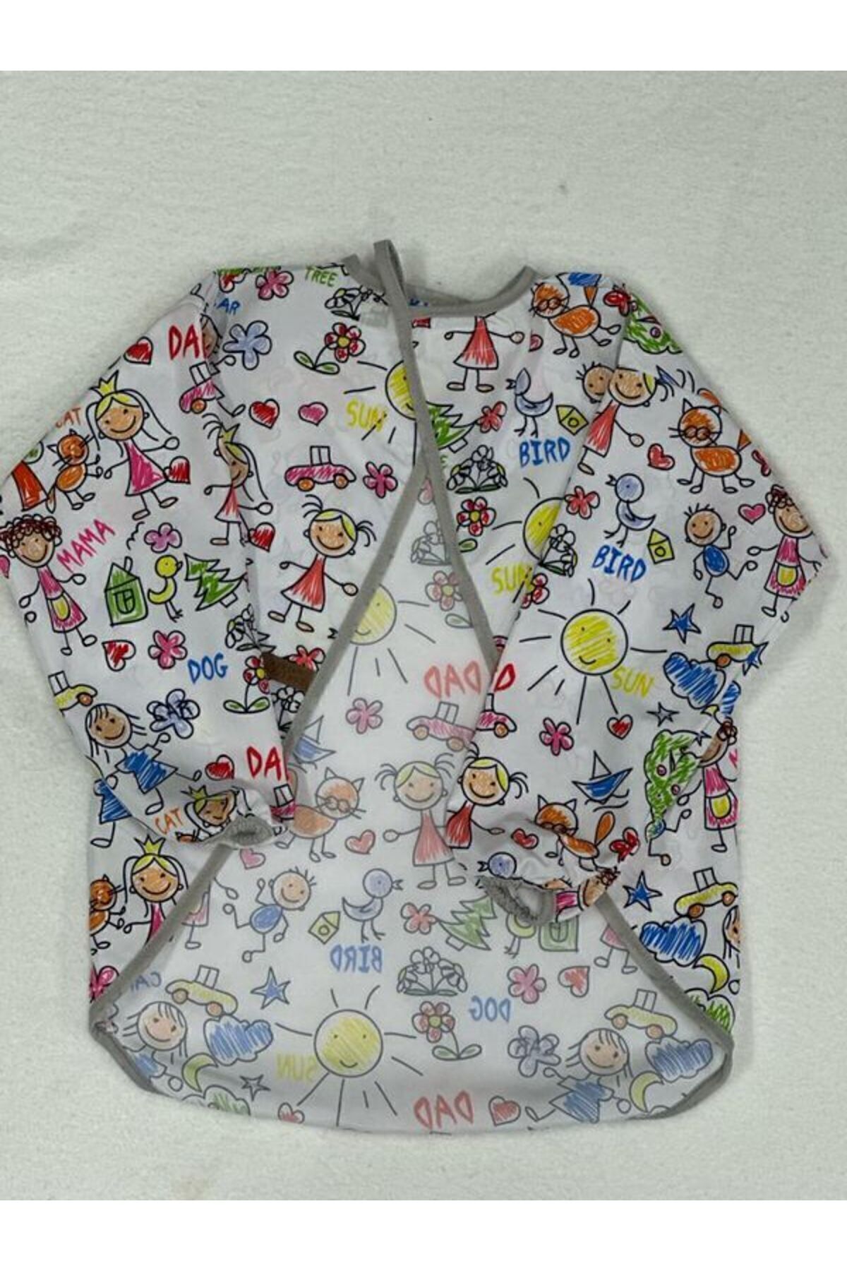 Aşkın Parti Evi 4-7 Yaş Family Sıvı Geçirmez, Uzun Kollu Çocuk Faaliyet Aktivite Boyama Önlüğü fotoğrafı 7 (önizleme)