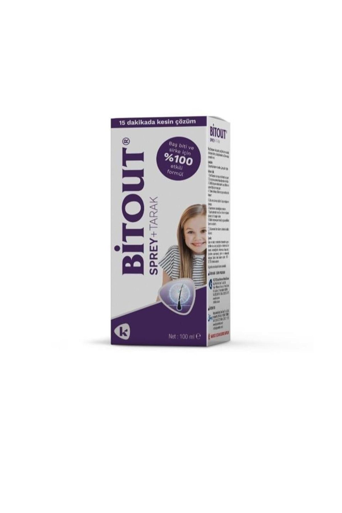 اسپری بیت ۱۰۰ میلی‌لیتری با شانه فولادی — koc.bitout