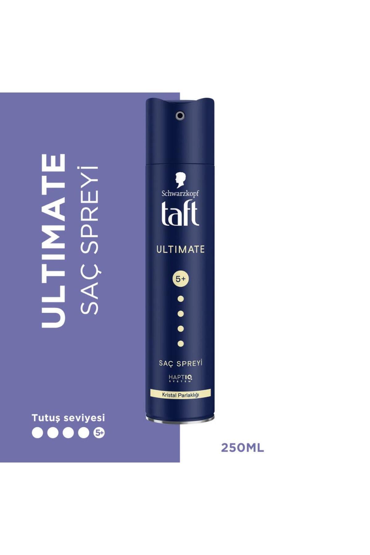 Taft Ultımate Kalıcı Tutuş Saç Spreyi 250 ml Tüm Saç Tipleri
