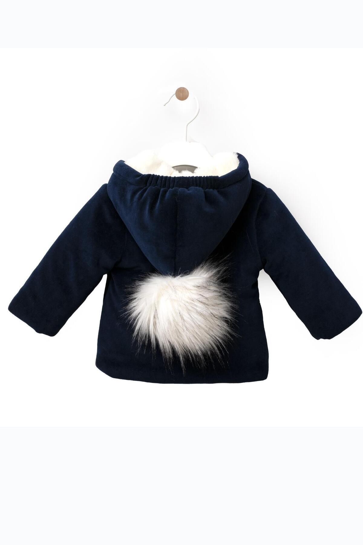 Babyhola Bebek Çocuk Kadife Kaban 12569 fotoğrafı 4 (önizleme)