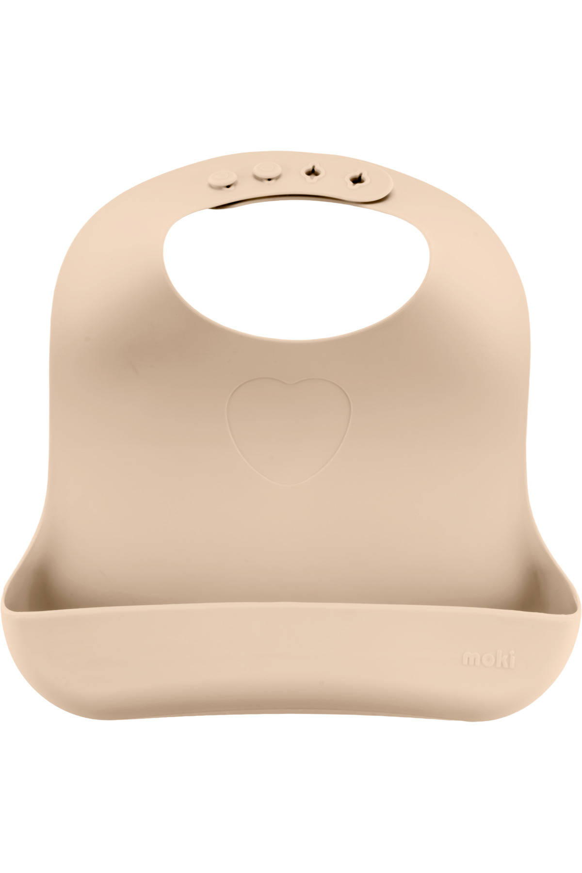 Moki Silikon Mama Önlüğü Latte Bej fotoğrafı 3 (önizleme)