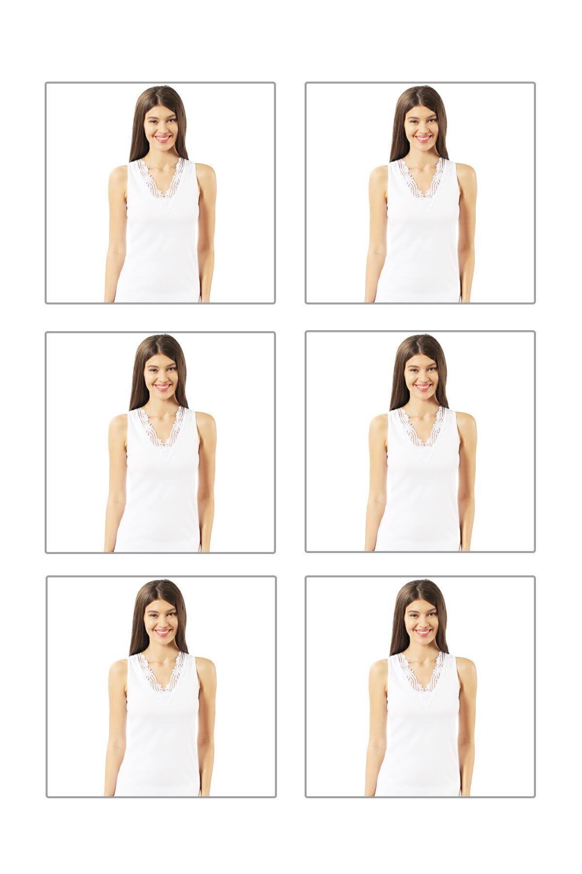 Özkan 0156 6-Pack Women's Singlet