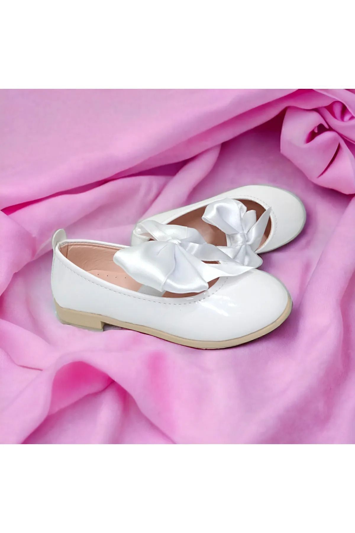 STELLA BUTİK Kız Çocuk Fiyonklu Babet Ayakkabı fotoğrafı 5 (önizleme)