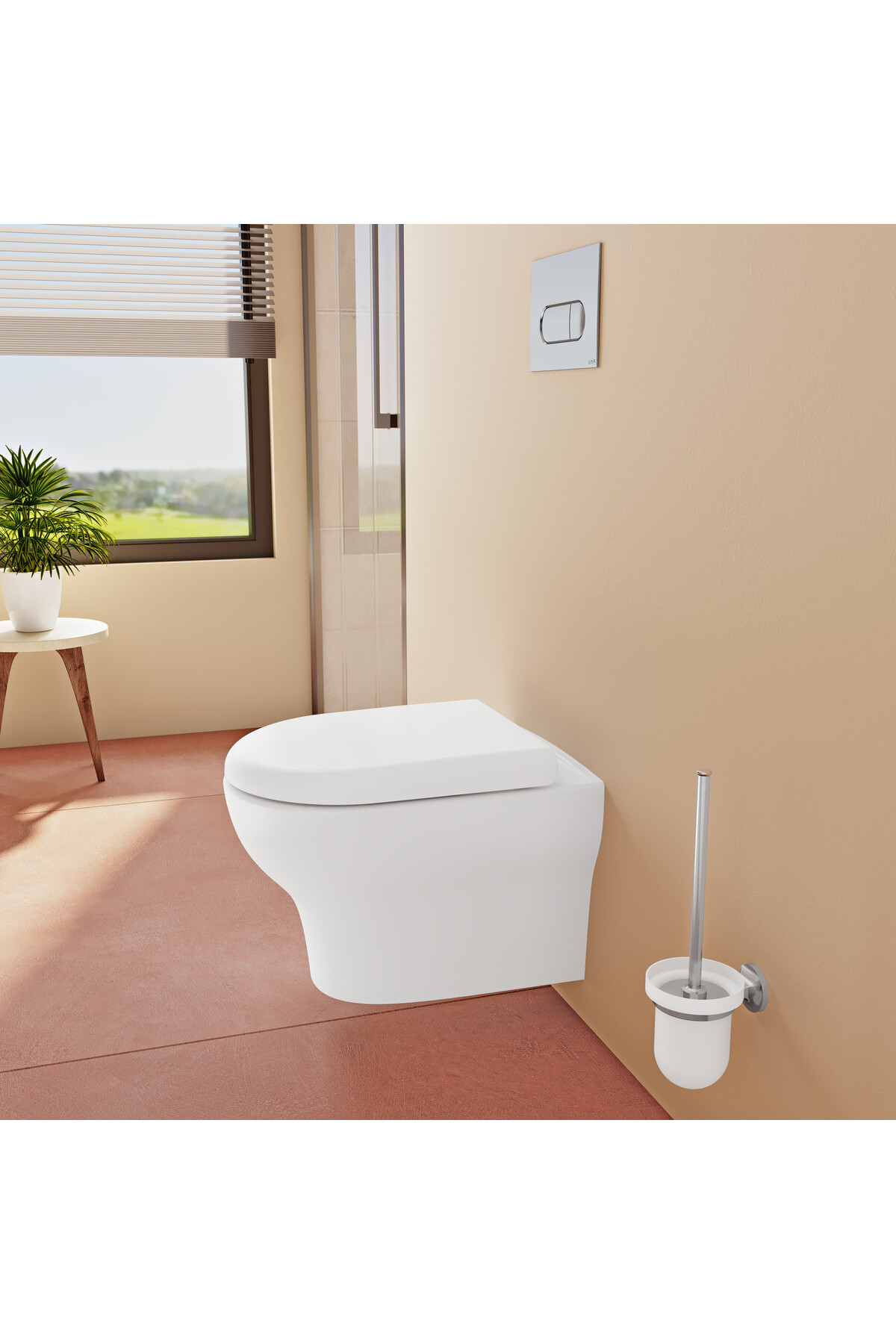 VitrA Shift T10 Asma Klozet ve Klozet Kapağı Seti 7786B003-6383