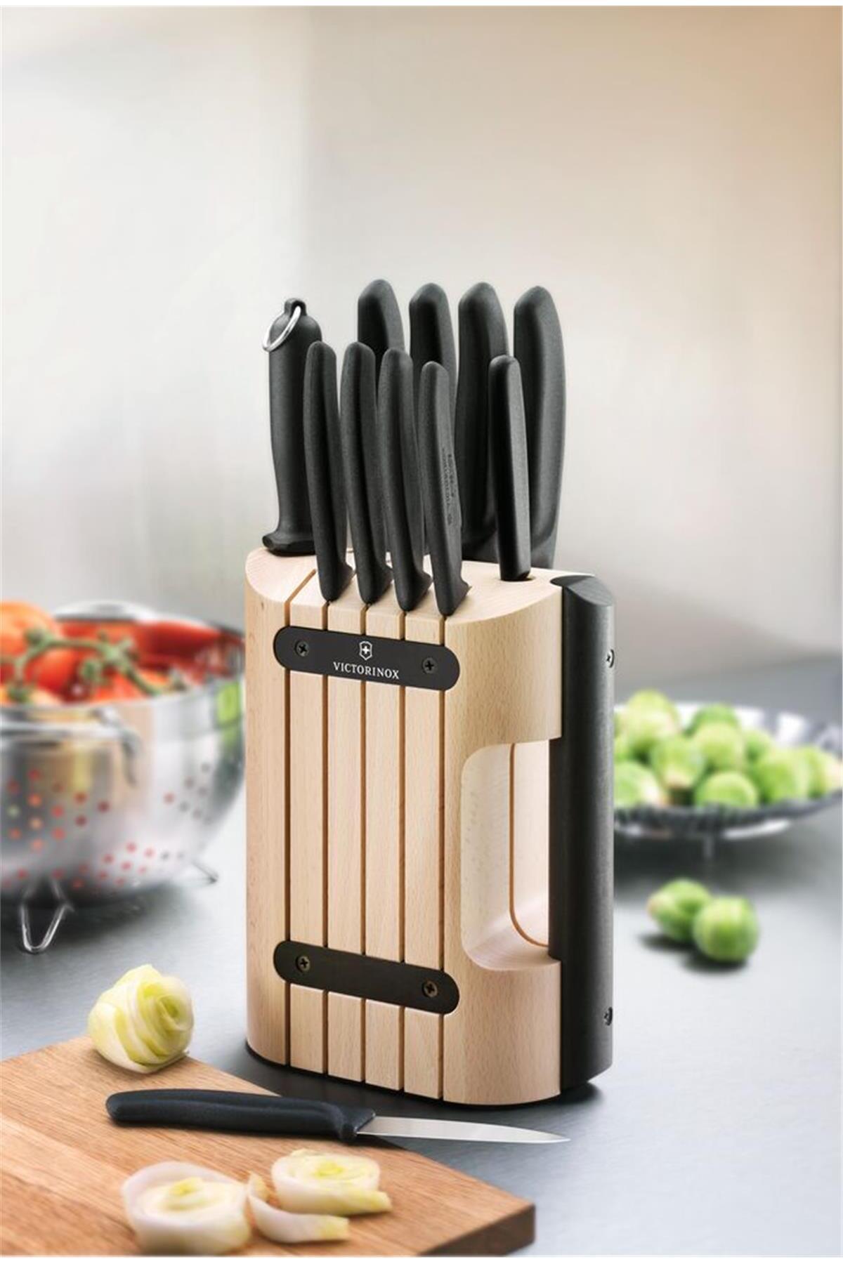 VICTORINOX 6.7153.11 Ahşap Blok Set, 11 Parça - Fiyatı, Yorumları