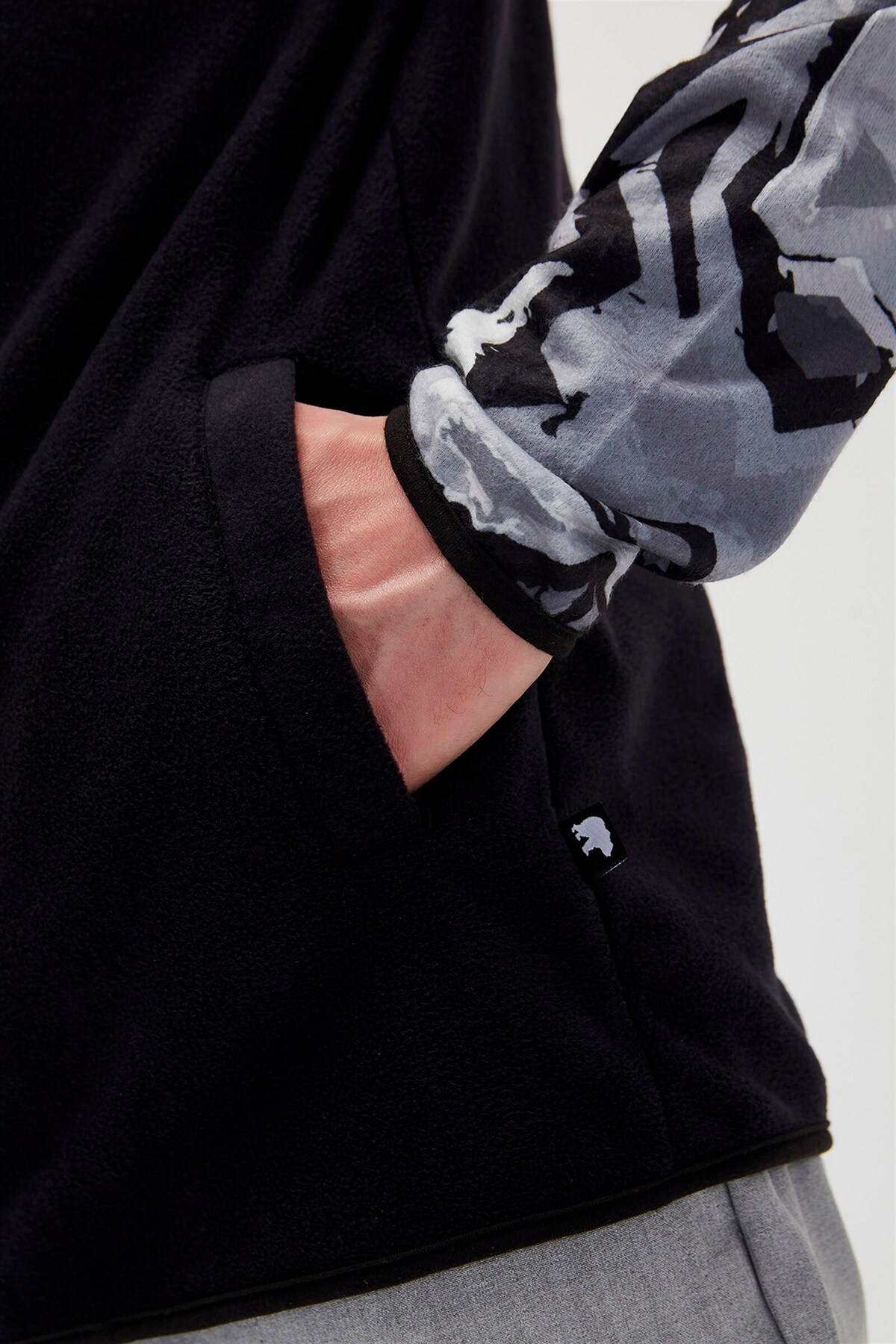 MIRAGE HALF ZIP POLAR NIGHT — مشکی TYC49BBA0CE532A730 — تصویر 5 از 6