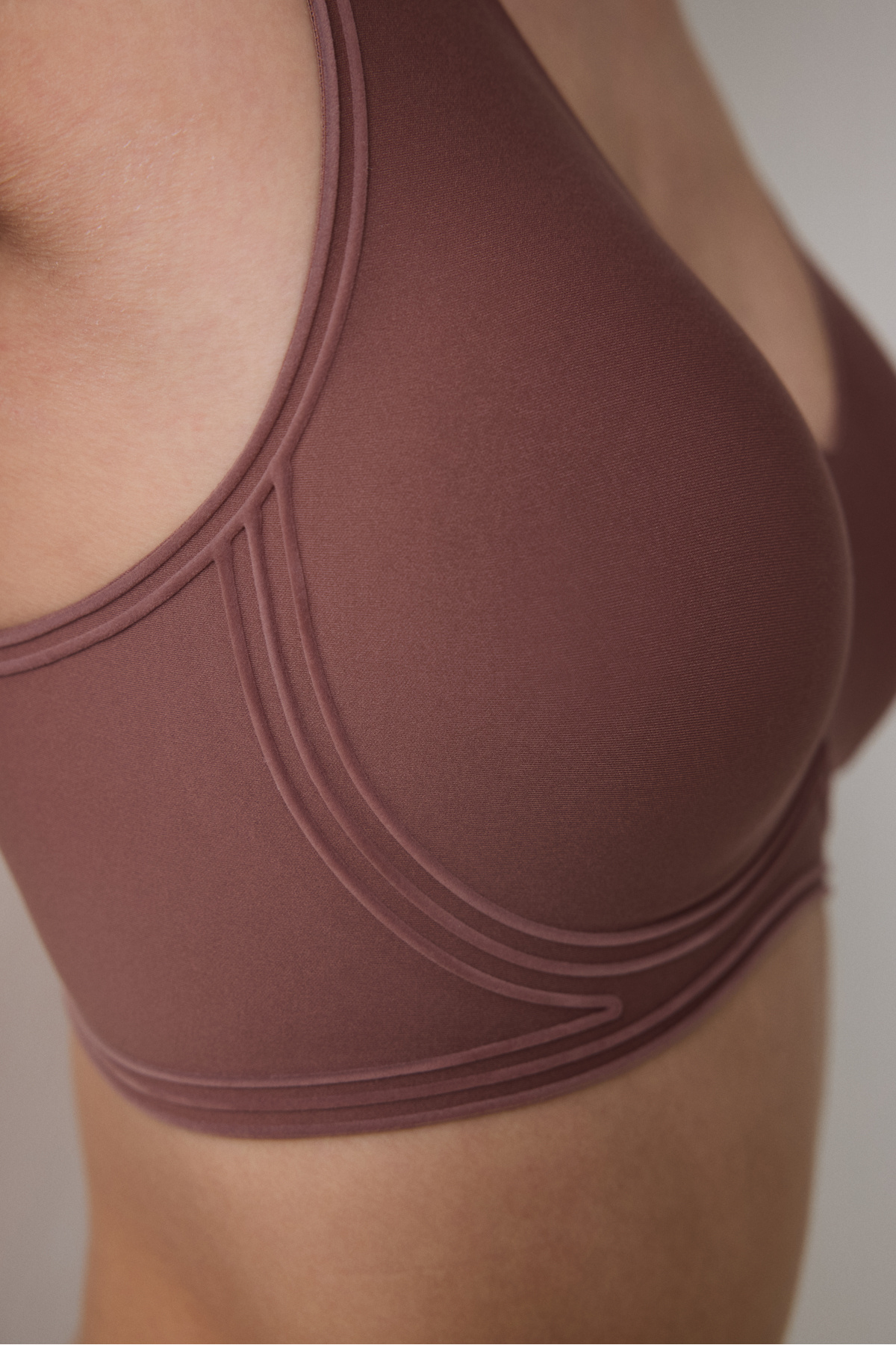 Penti-Printed Invisible Brown Bra 4