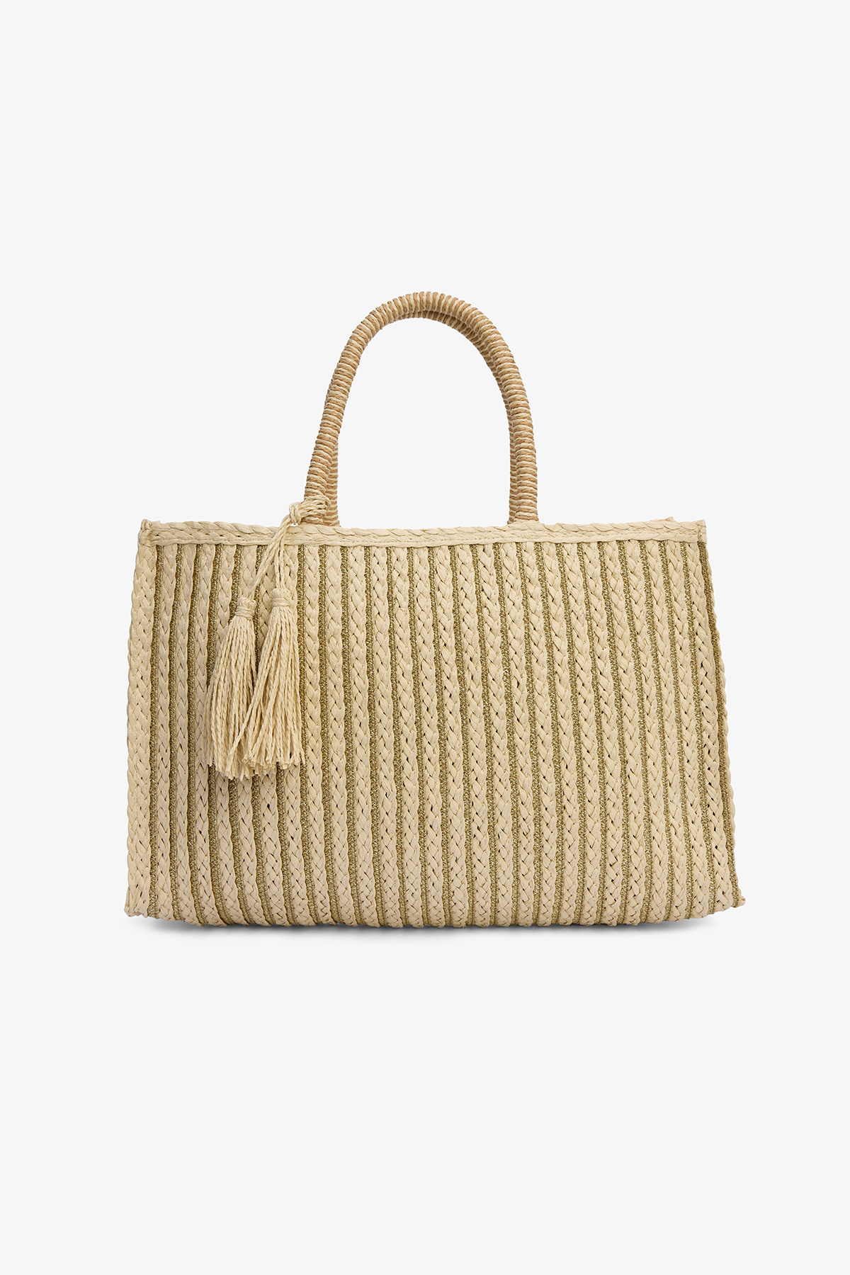 Penti-Marget Ecru Straw Bag 1