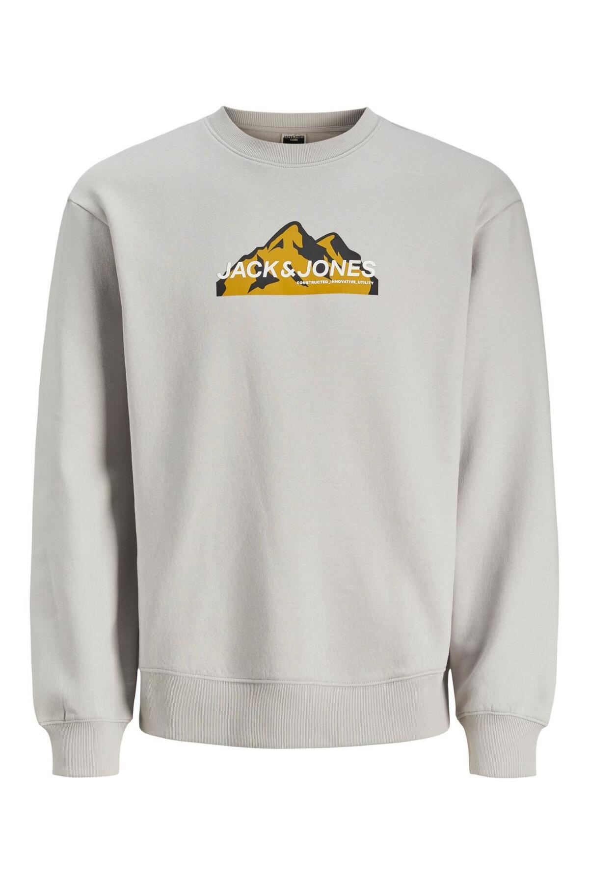 جک اند جونز JCOMOUNTAIN LOGO SWEAT CREW NECK مرتفع