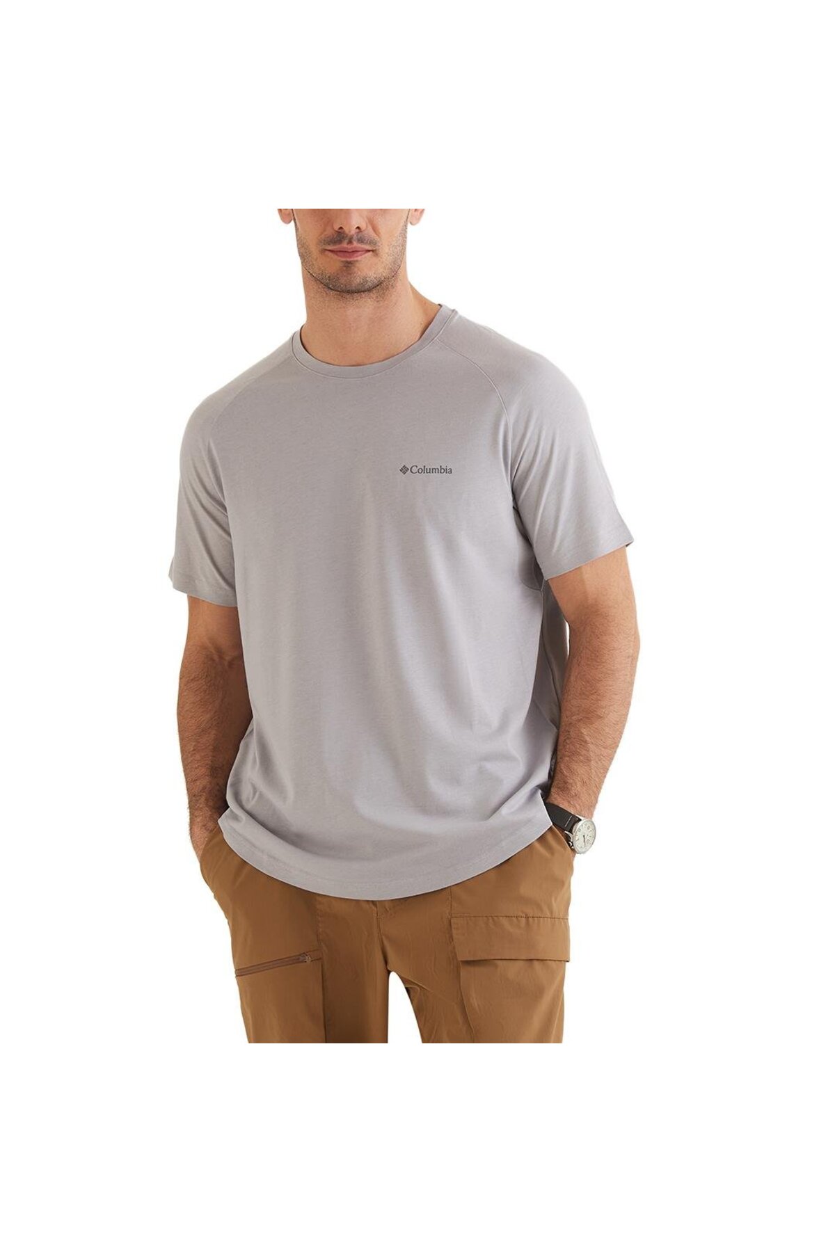 Columbia CS0303 Csc M Comfort SS Tee Pfg Gri görsel 4