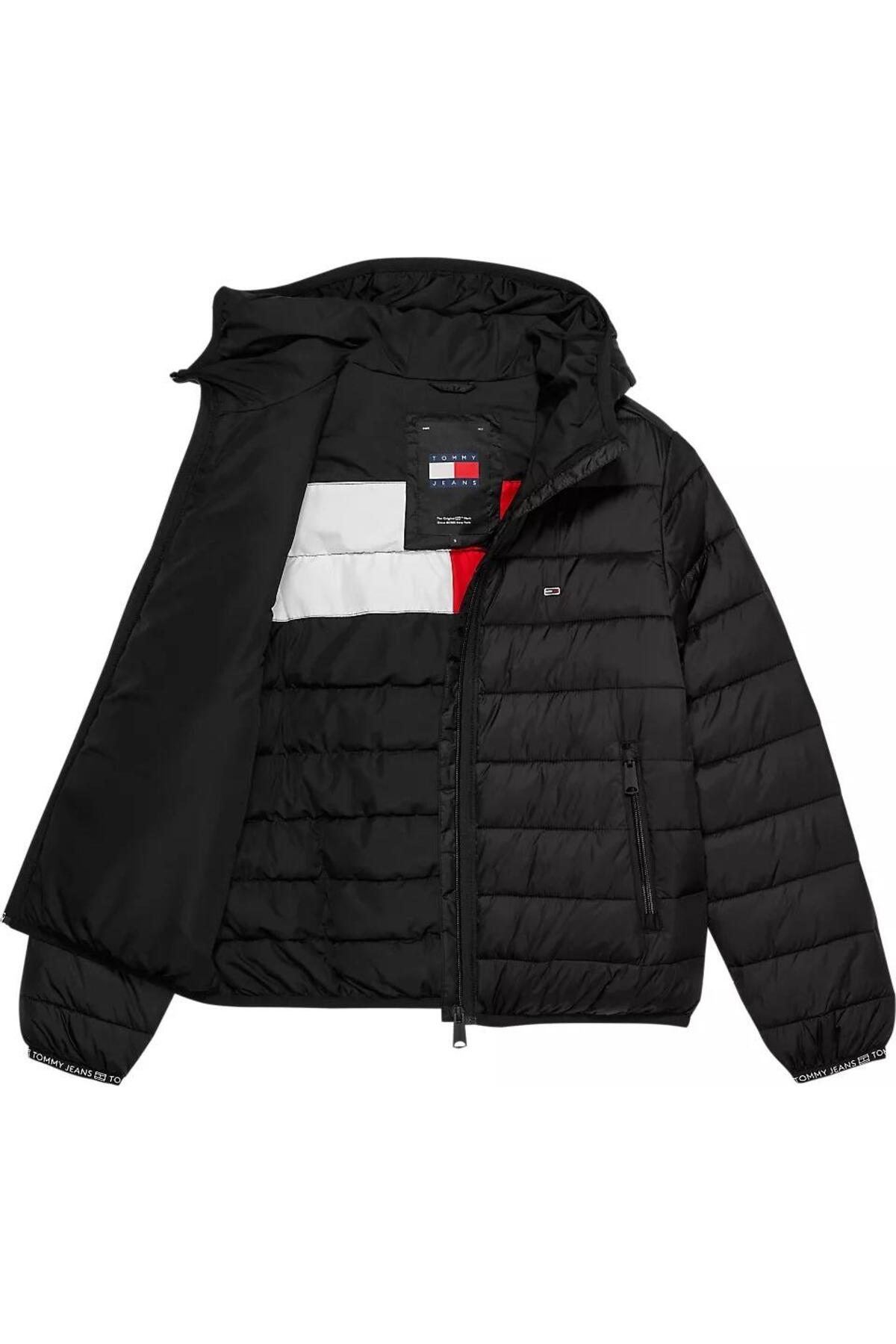 Tommy Hilfiger  TJW QUILTED TAPE HOOD JACKET EXT - Görsel 3