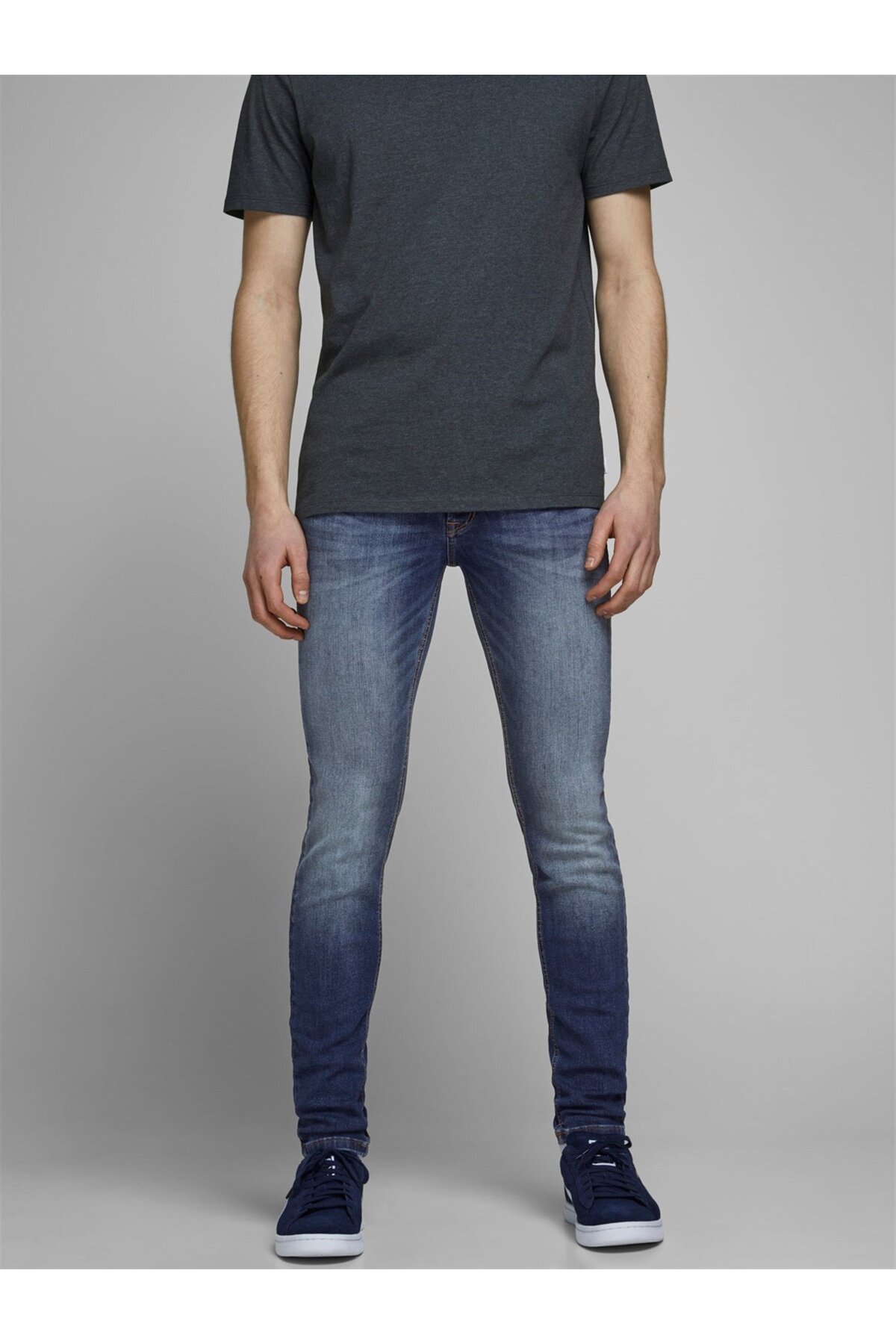 شلوار جین مردانه راسته | جک اند جونز Jack & Jones 12166854 - تصویر 6